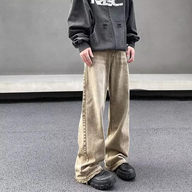 Japanese Brand × Jean Retro loose wide leg casual jeans Size US 32 / EU 48 - 4 Thumbnail