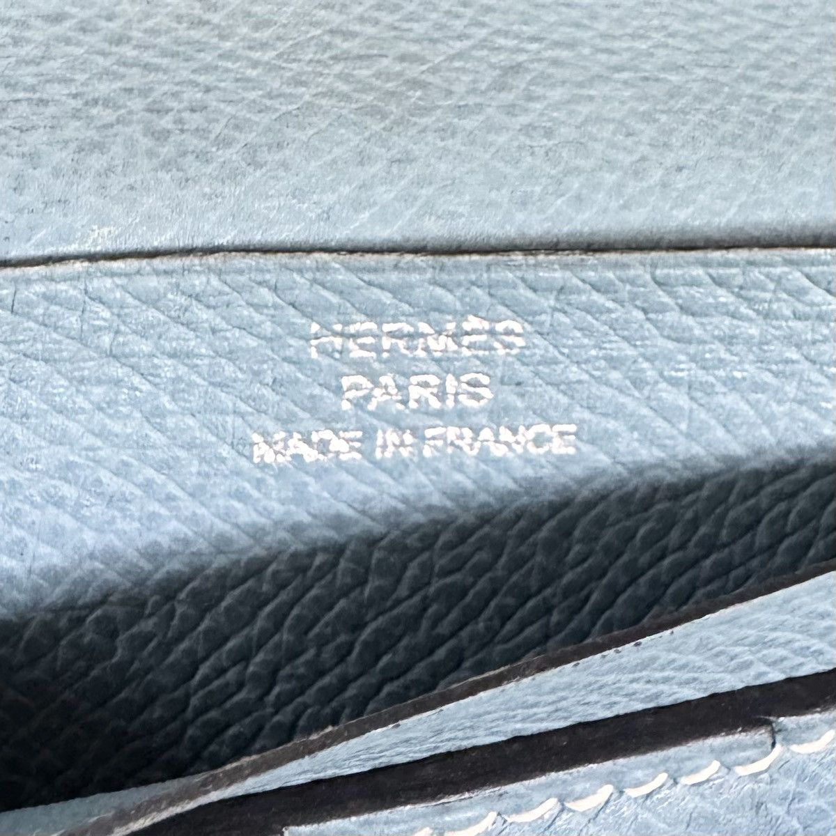 Hermes Hermes Bearn □J stamp 10 card pockets Tri-fold long wallet Size ONE SIZE - 14 Thumbnail