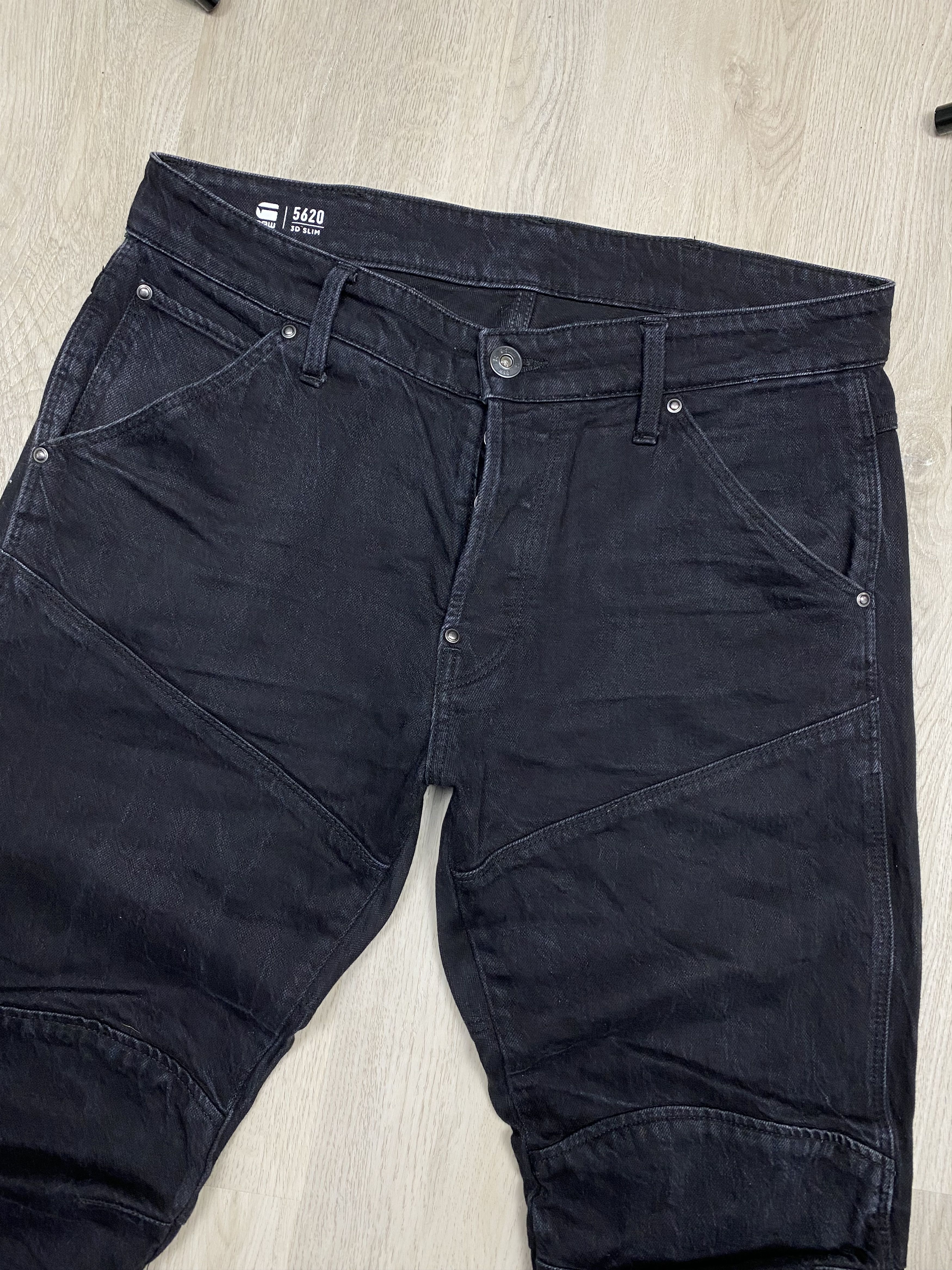 G-Star G Star Raw Vintage Mens Denim Pants Double Knee Jeans Size US 32 / EU 48 - 2 Thumbnail