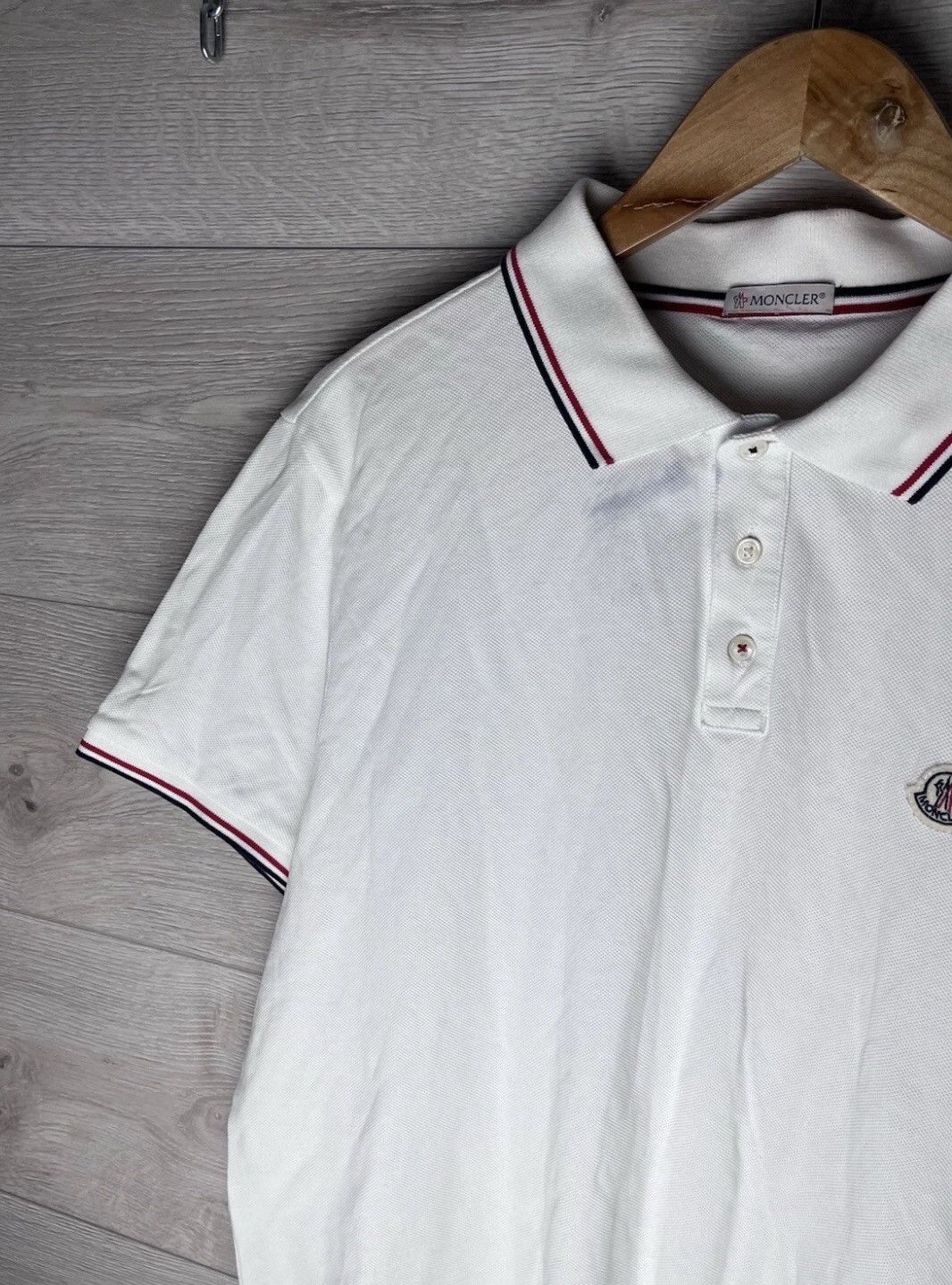 Moncler MENS POLO MONCLER SIZE XL Y2K LUXURY ORIGINAL Size US XL / EU 56 / 4 - 5 Thumbnail