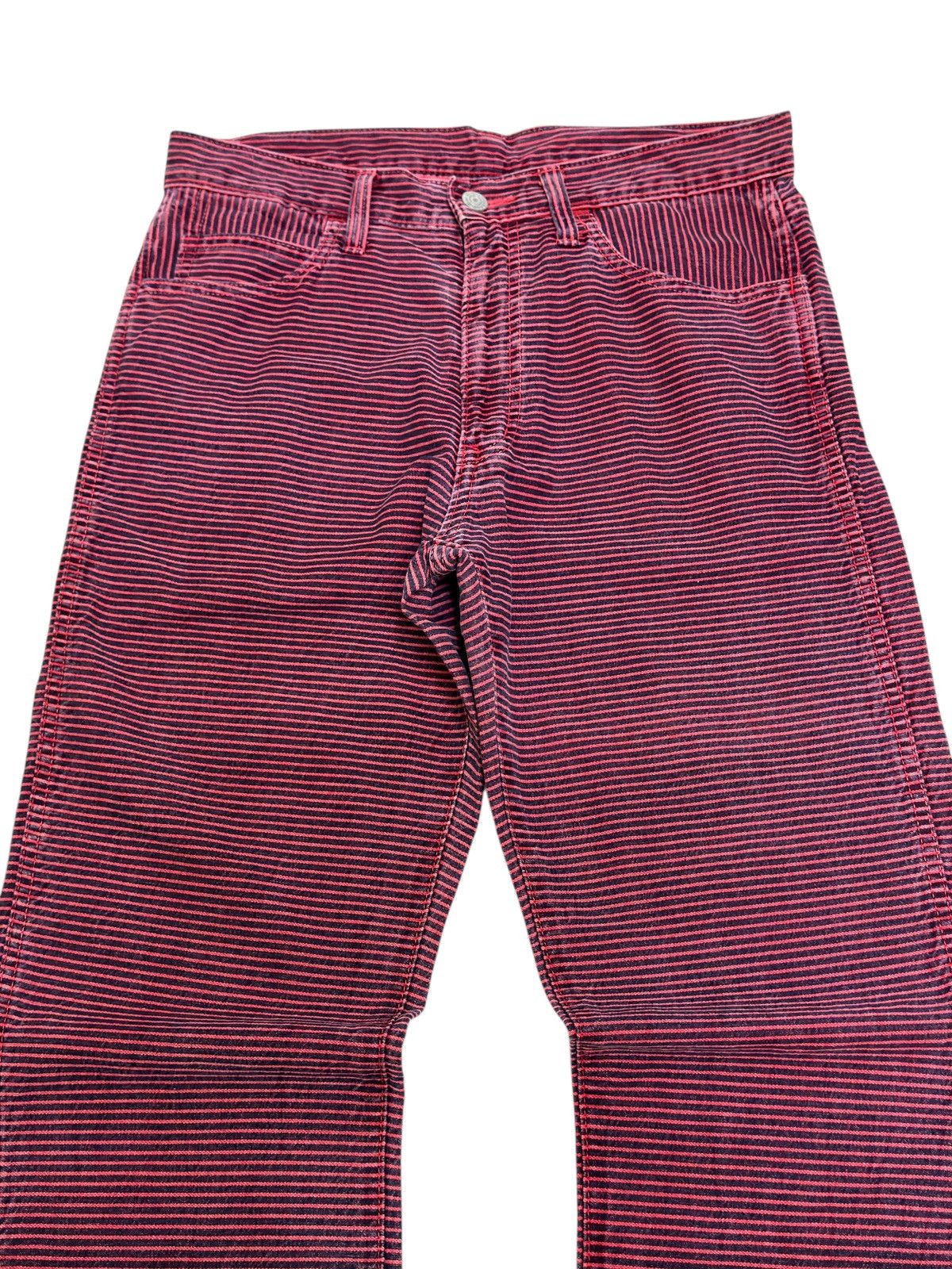 Johnbull John Bull Red Striped Pants Vintage Japanese Straight Fit Size US 30 / EU 46 - 3 Thumbnail