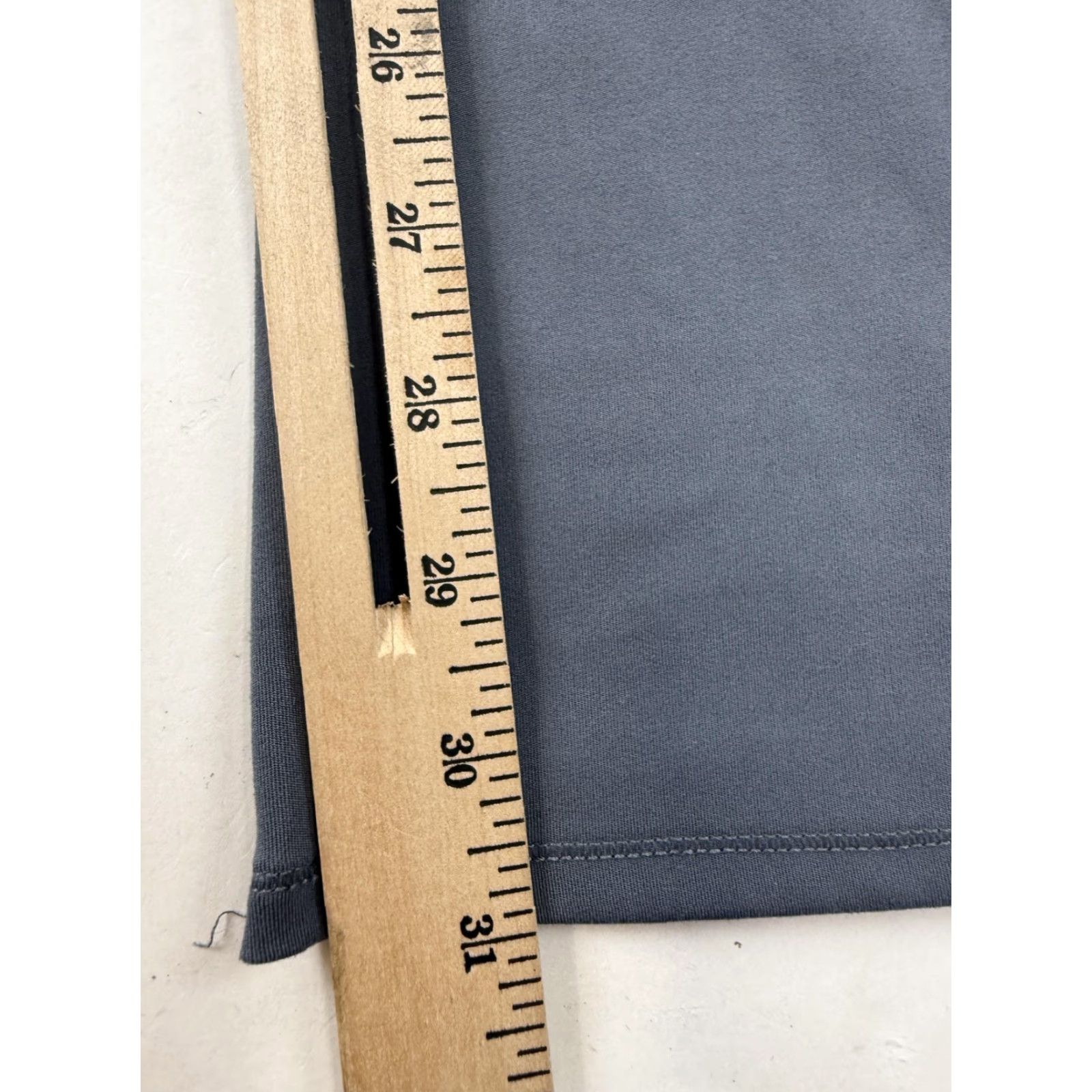 Vintage Yogalicious Leggings Womens Medium Gray Lux Mia Ankle Yoga Gym Pants Flare Size 32" / US 10 / IT 46 - 6 Thumbnail