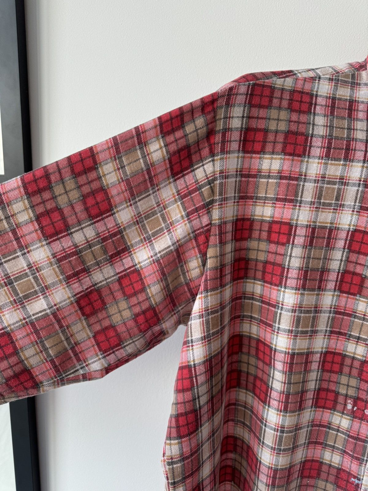 Vintage VINTAGE 70s SEARS THRASHED FADED FLANNEL Size US XL / EU 56 / 4 - 2 Thumbnail