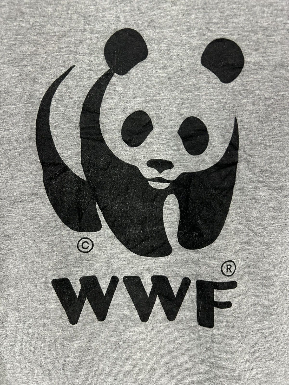 Anvil Vintage 90s world wildlife fund tshirt anvil Size US S / EU 44-46 / 1 - 4 Thumbnail