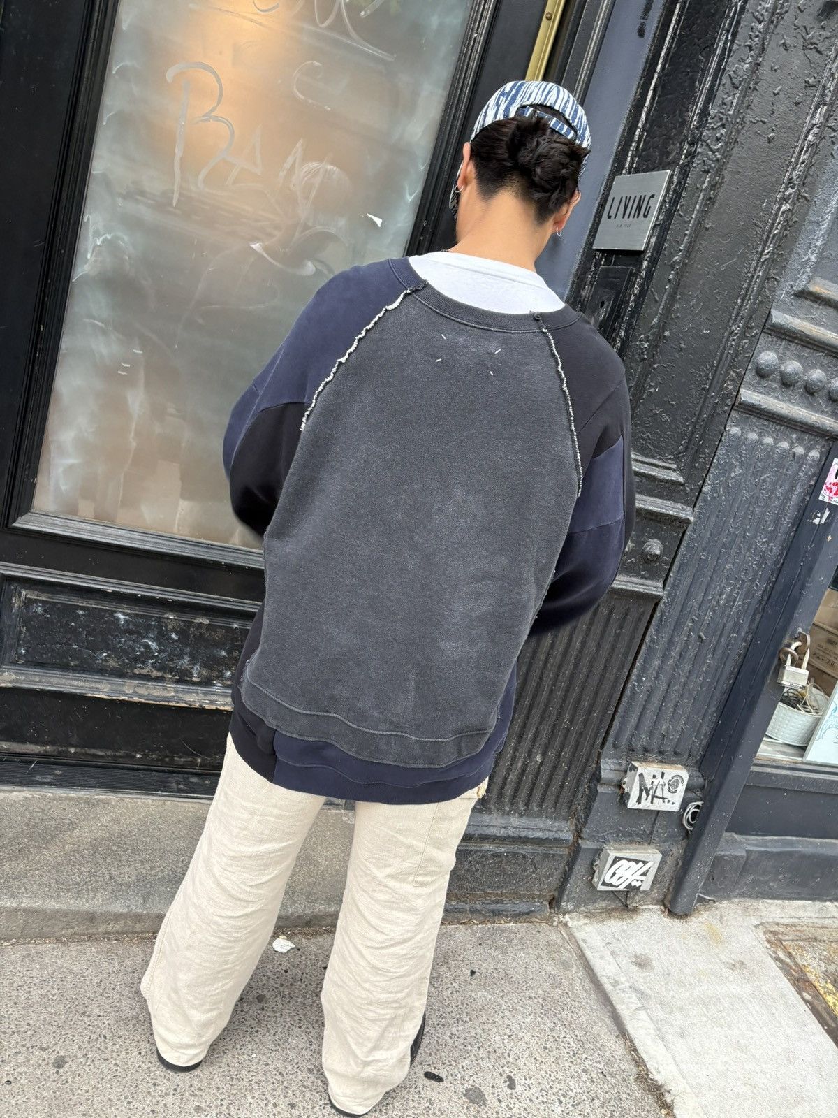 Maison Margiela MAISON MARGIELA - Re-Edition Oversized Patchwork Sweater 🫐 Size US M / EU 48-50 / 2 - 8 Thumbnail