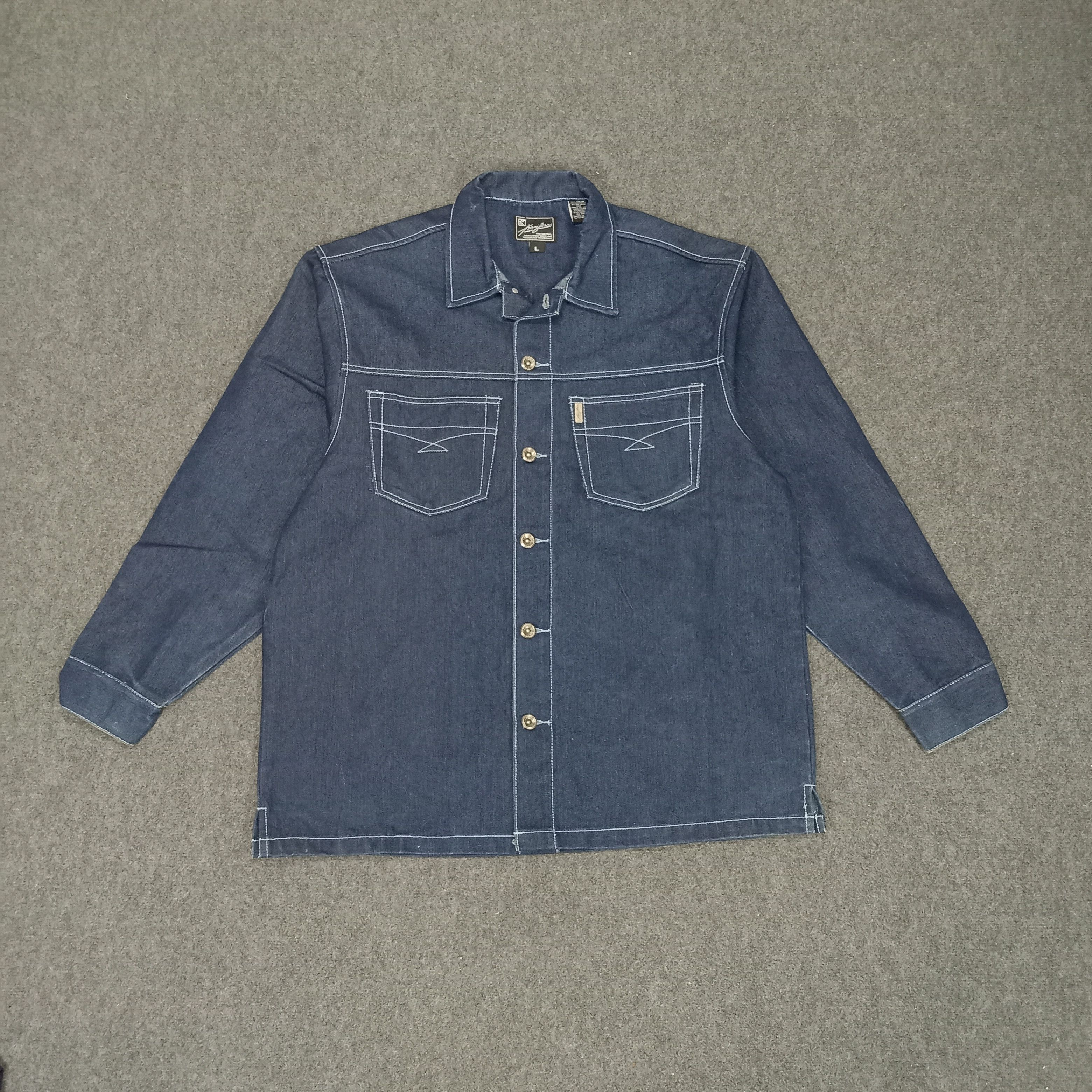 Karl Kani Skull Design Japanese Style Jeans Jacket