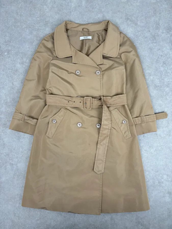 Prada AW2007 Prada Belted Short Trench Coat Size S / US 4 / IT 40 - 1 Thumbnail