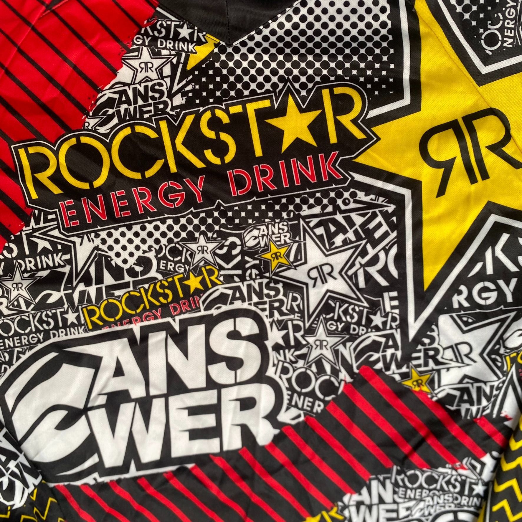 Vintage Vintage Y2K Rockstar Energy Motocross Jersey MX MotoX Tee Size US M / EU 48-50 / 2 - 3 Thumbnail