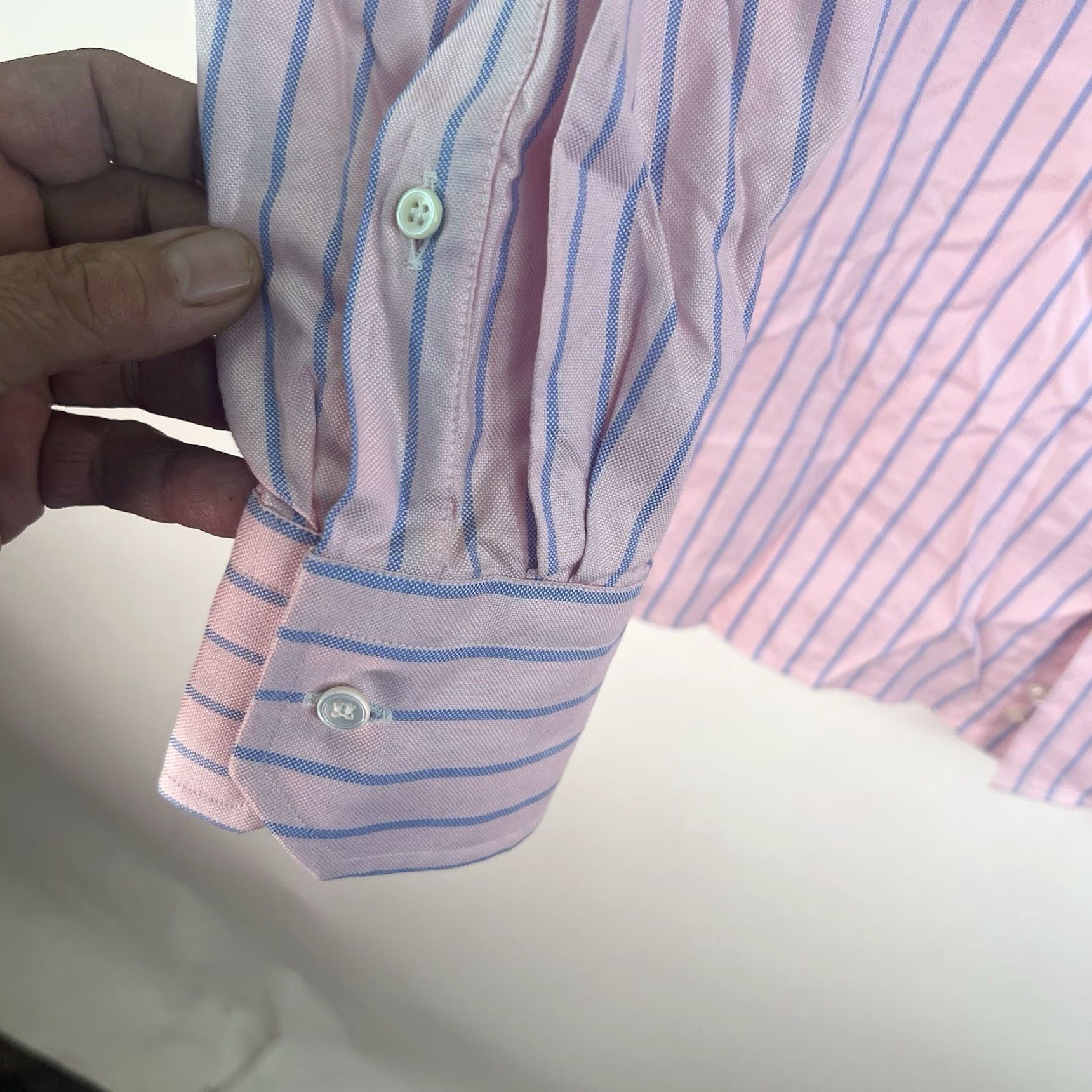 Vintage Vintage Apposta Men's Shirt Long Sleeve Button-Up Casual 3XL Pink Cotton Italy Size US XXL / EU 58 / 5 - 5 Thumbnail