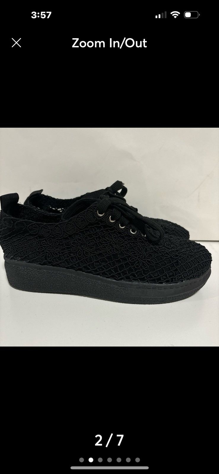 Unknown London WOMENS MESH PLATFORM SANDALS SIZE 7 Size US 7 / IT 37 - 3 Thumbnail