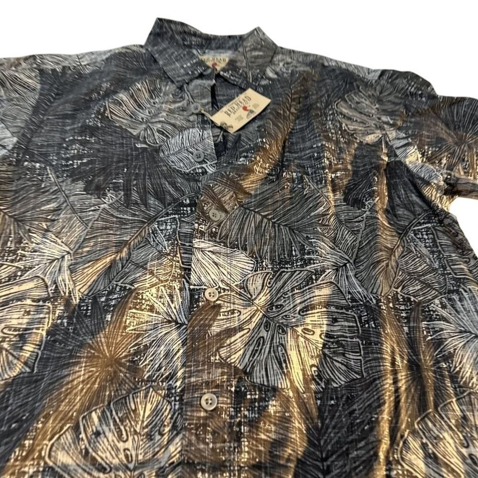Redhead Redhead Crosshatch Printed Short-Sleeve Button-Up Size US M / EU 48-50 / 2 - 3 Thumbnail