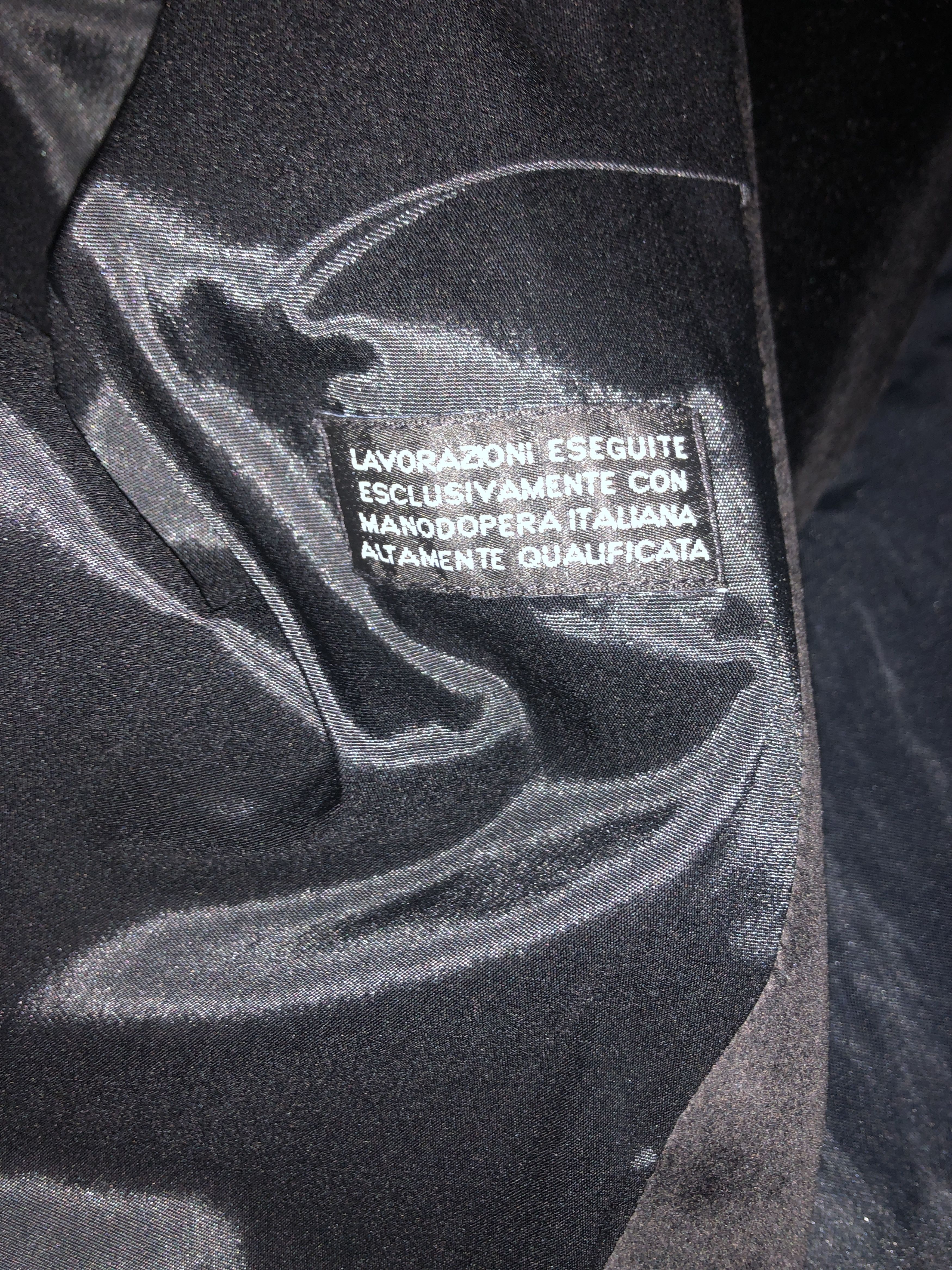 Alexander McQueen Black Velvet Embellished Jacket Size M / US 6-8 / IT 42-44 - 9 Thumbnail