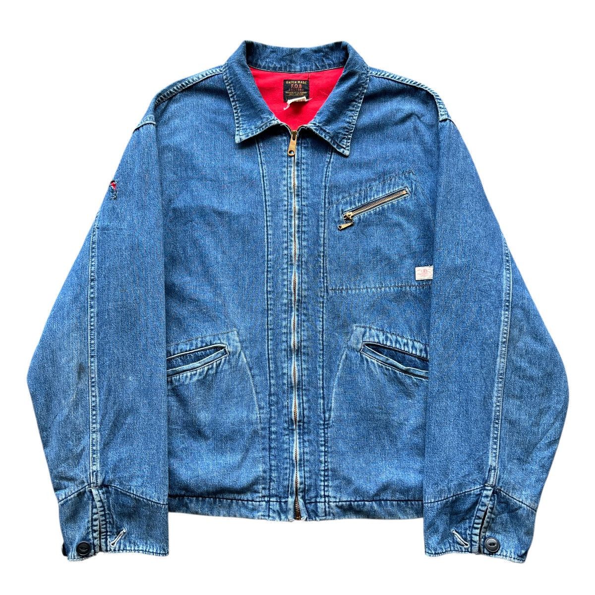 FOB Factory 🔥 Fob Factory Union Made Denim Trucker Jacket Size US S / EU 44-46 / 1 - 3 Thumbnail