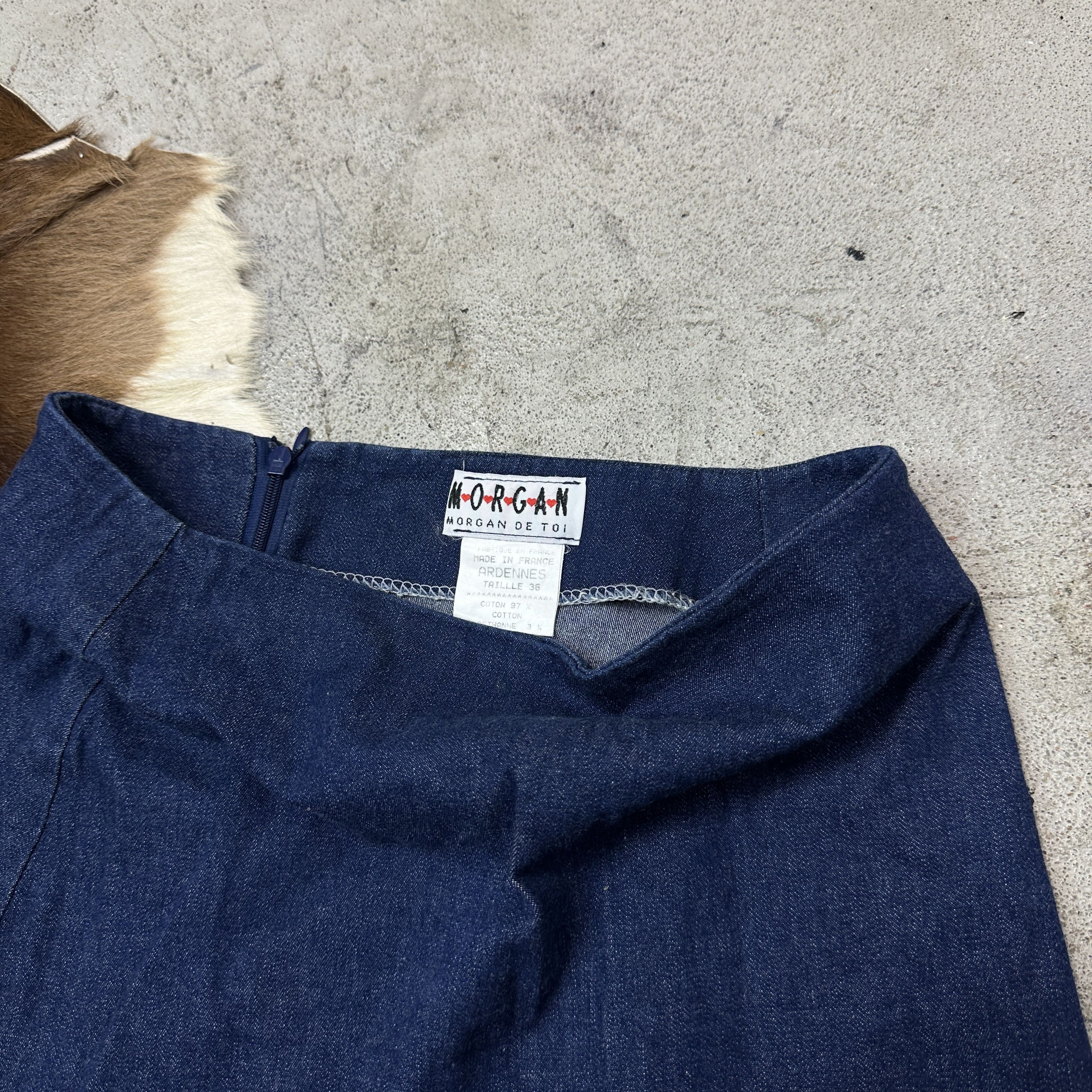Vintage Vintage Denim Streetwear Morgan Mini Skirt Y2K Size 25" / US 0 / IT 36 - 3 Thumbnail