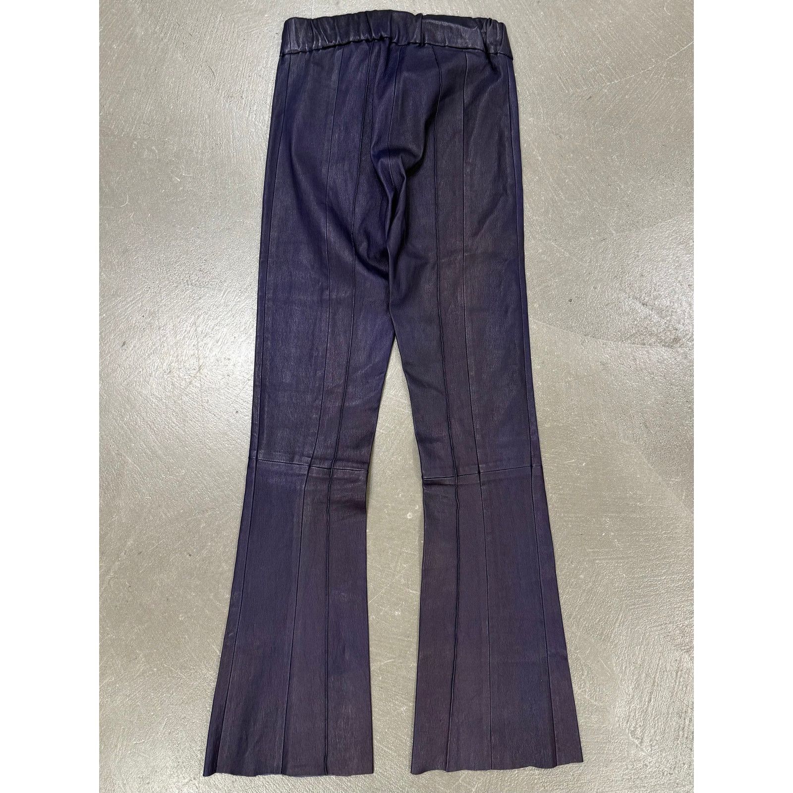 Roberto Cavalli 2010s Roberto Cavalli leather flared pants Size 27" / US 4 / IT 40 - 2 Thumbnail