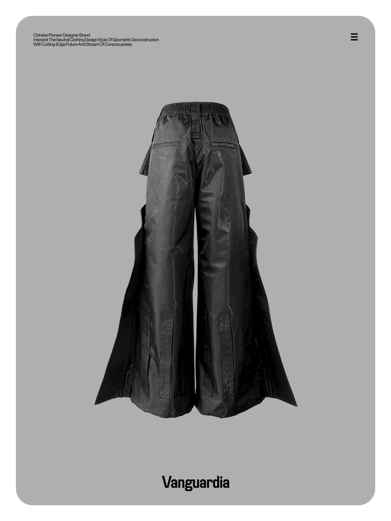 Other “Vanguardia 25AW avant-garde dark deconstr liquid-metal gl Size US 32 / EU 48 - 3 Thumbnail