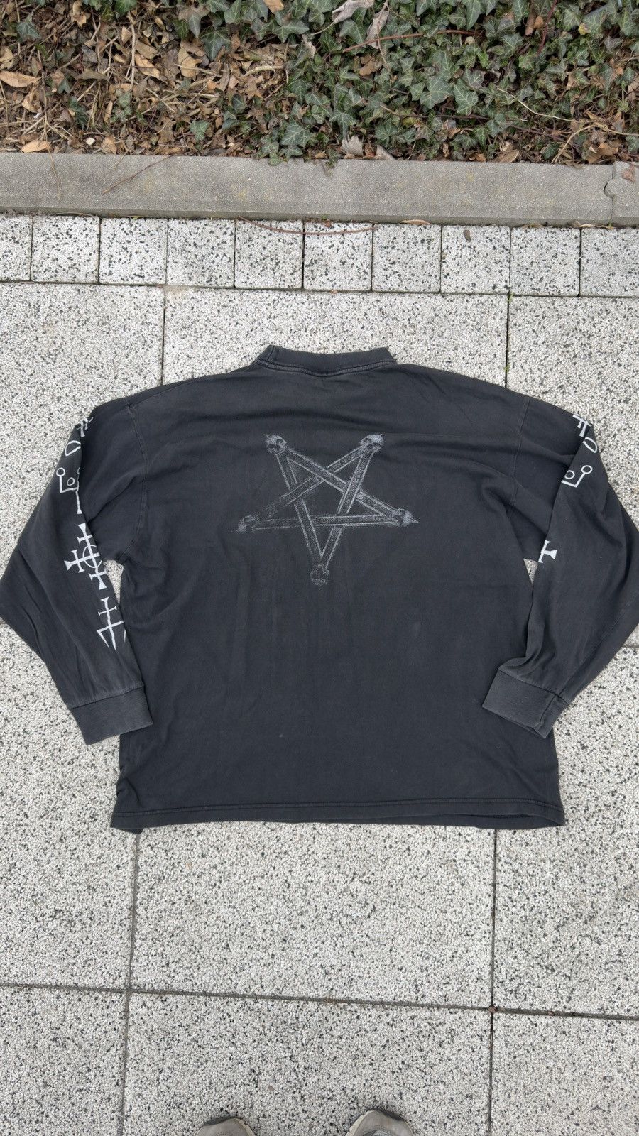 Vintage Demon Adonai Lucifer Messiah Jehova Black Metal Vintage 90s Size US XL / EU 56 / 4 - 16 Thumbnail