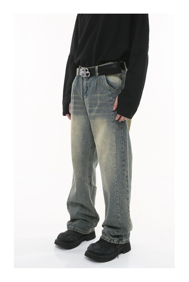 Japanese Brand × Jean Vintage distressed washed high street jeans loose Size US 32 / EU 48 - 2 Thumbnail