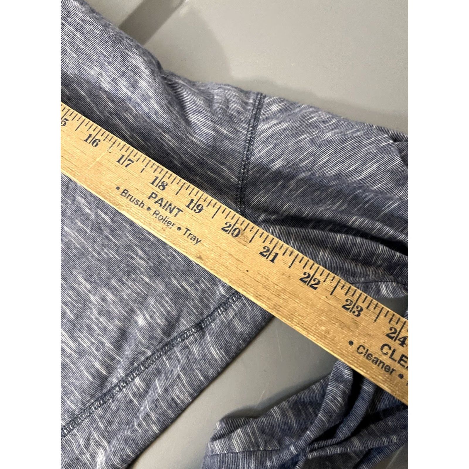 CO Roebuck & Co. Shirt Long Sleeve Hooded Men L Blue Henley Shirt Size US L / EU 52-54 / 3 - 5 Thumbnail