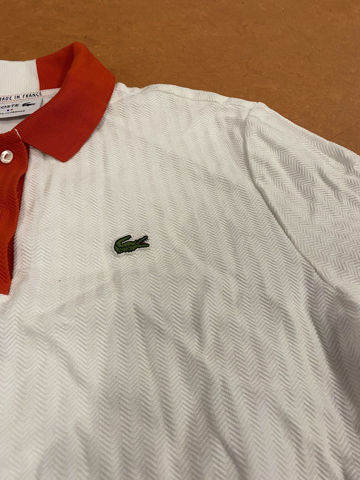 Lacoste × Vintage Lacoste White Luxury Polo Silk Size US S / EU 44-46 / 1 - 4 Thumbnail