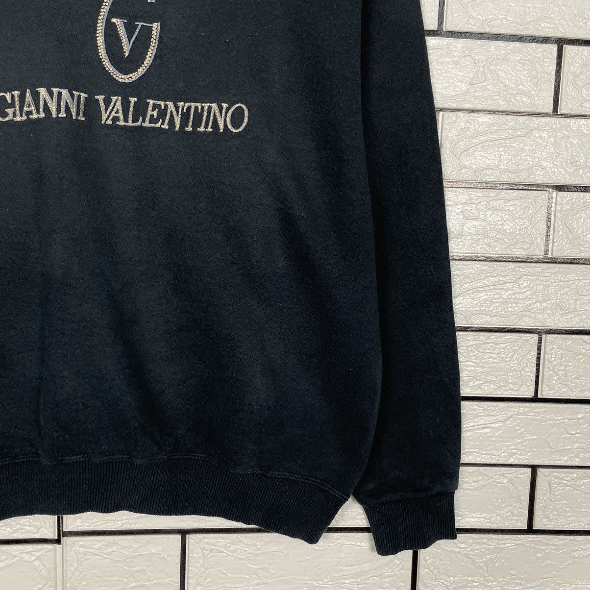 Japanese Brand Gianni Valentino Big Logo Sweatshirt Size US S / EU 44-46 / 1 - 4 Thumbnail