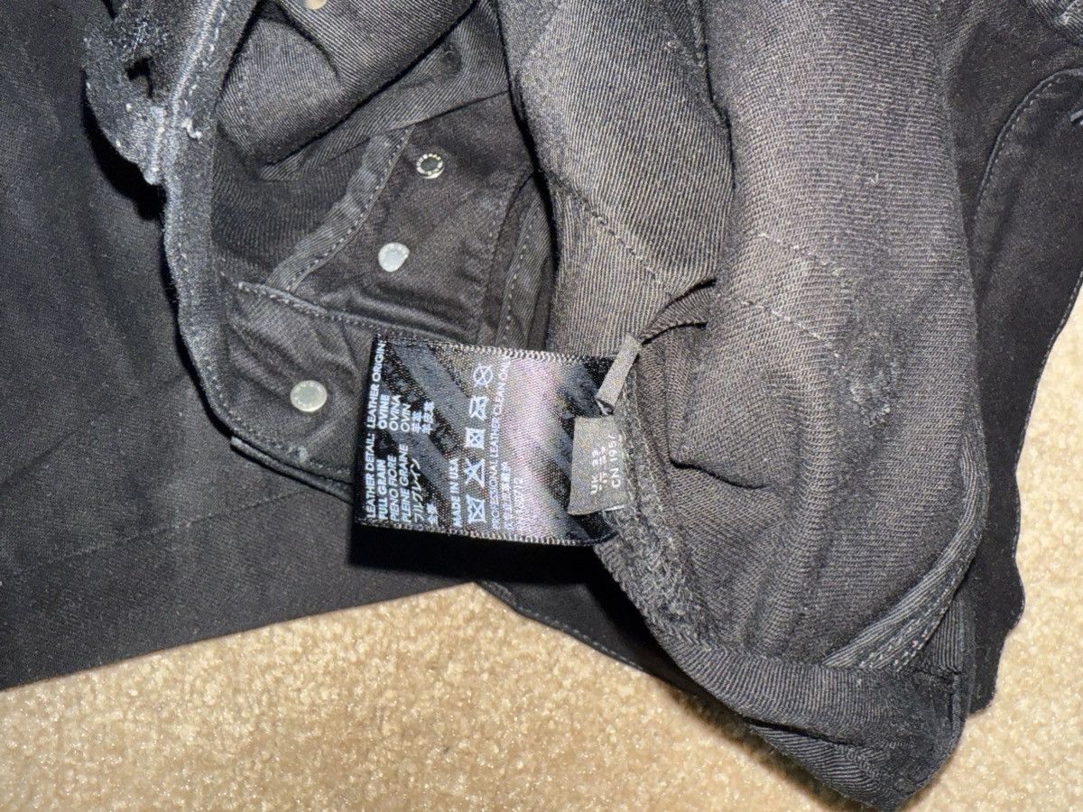 Amiri Black Silver Patch Amiri MX1 Size US 33 - 7 Thumbnail