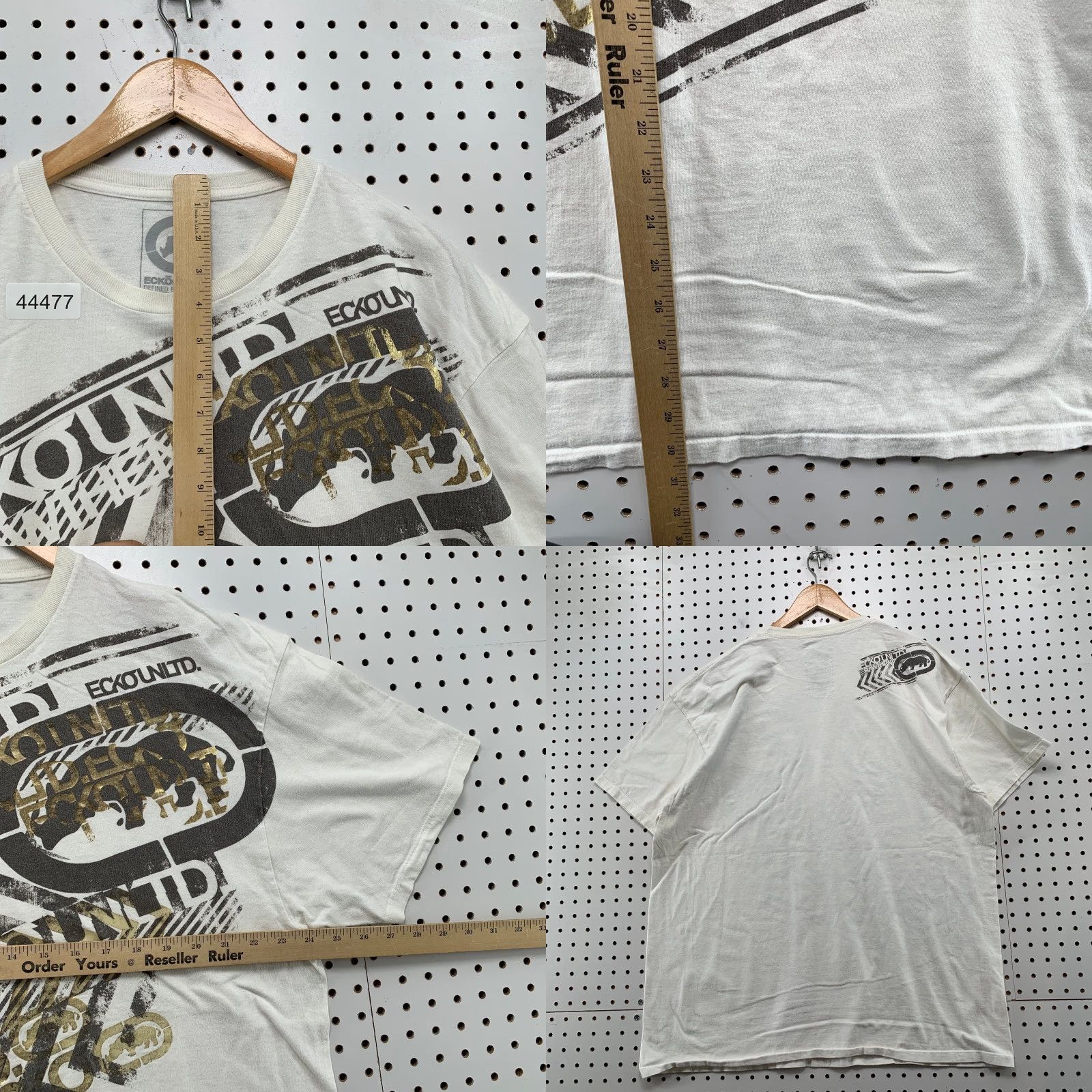 Ecko Unltd. VINTAGE Ecko Unltd. T-Shirt Mens 2XL White Rhino Hip Hop Graffiti Y2K Defined Skate Shirt Size US XXL / EU 58 / 5 - 8 Thumbnail