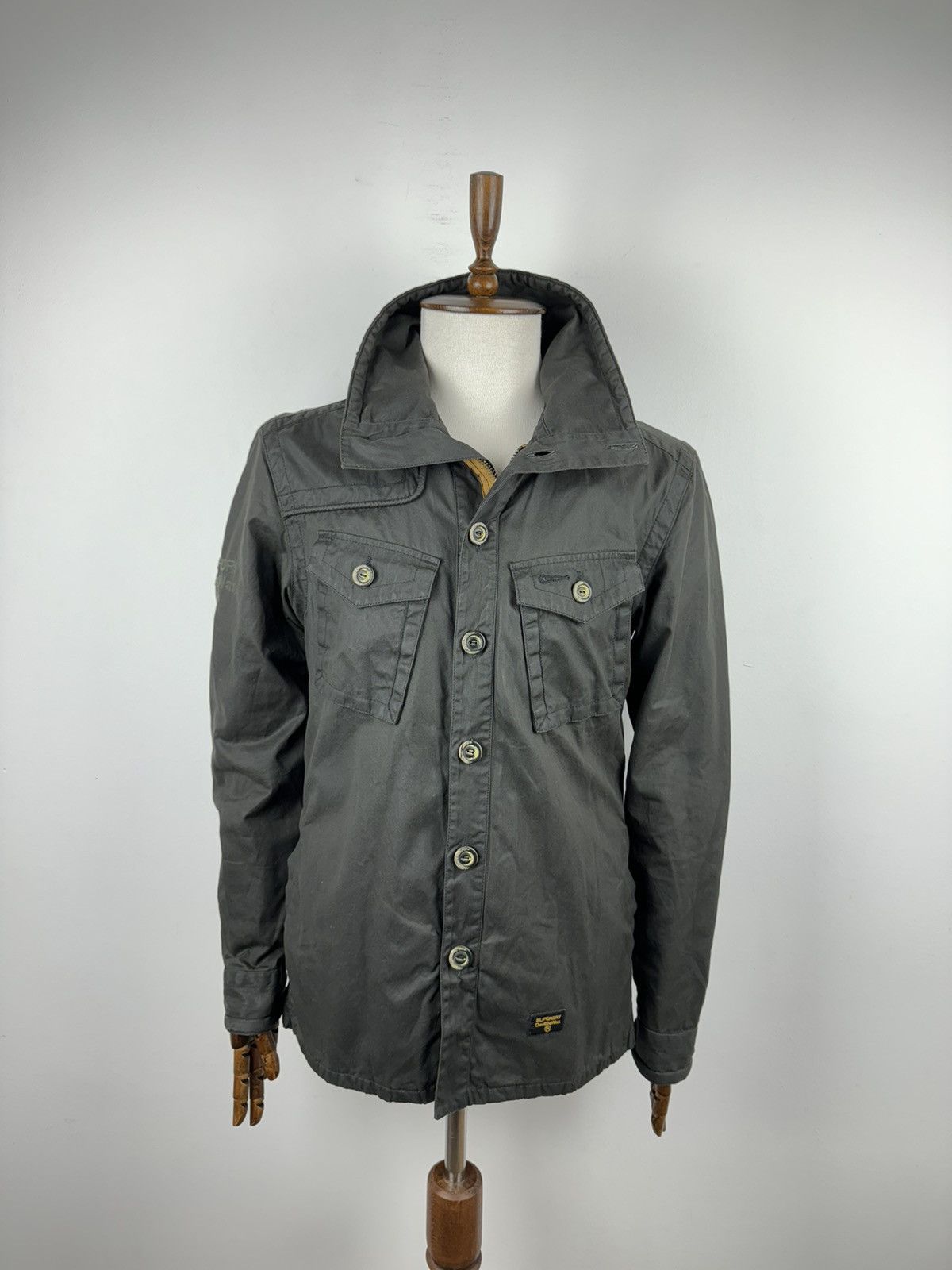 Superdry Men’s Supedry Japan Double Waxed Coat Jacket size M Size US M / EU 48-50 / 2 - 3 Thumbnail