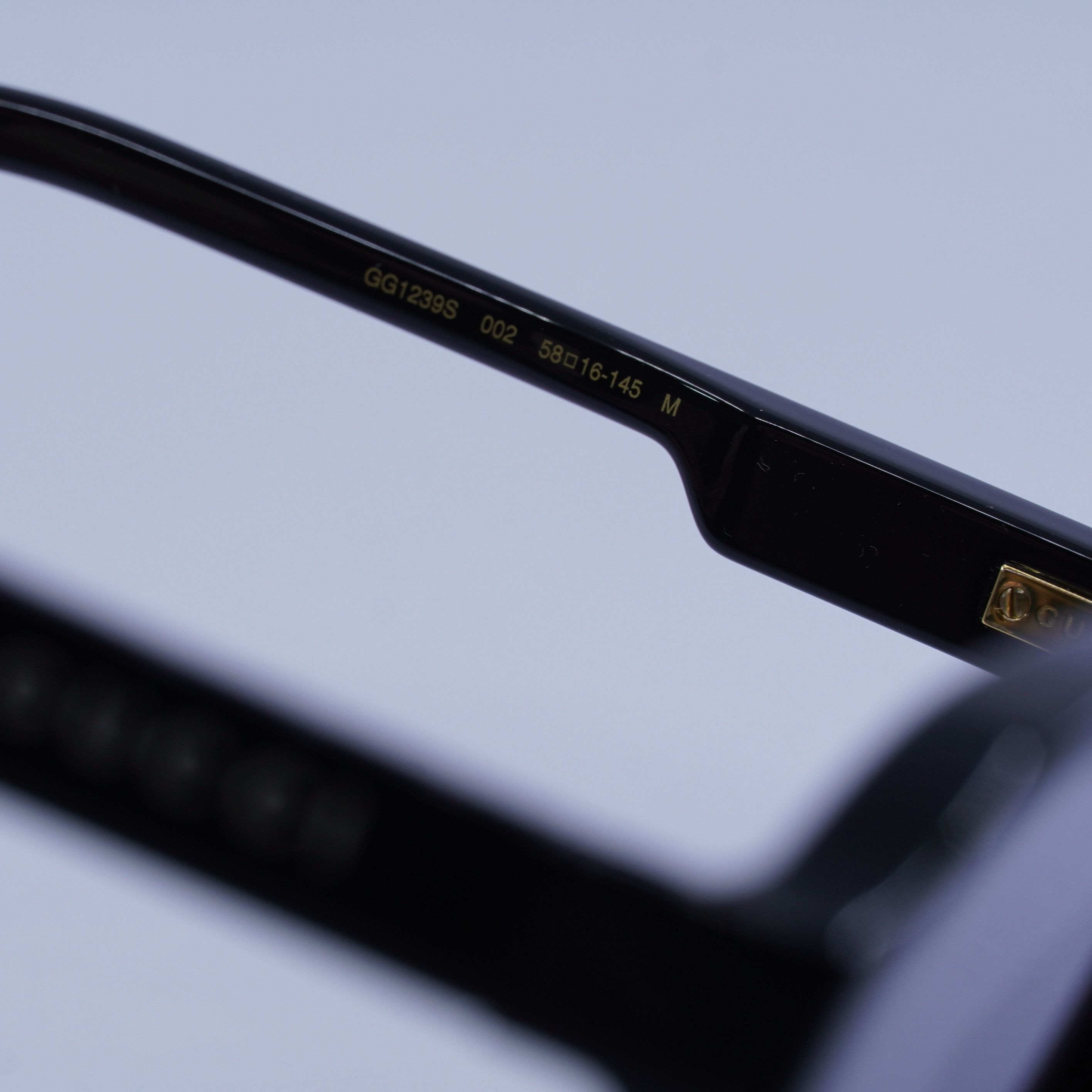 Gucci Gucci GG1239S 002 Sunglasses Black Aviator Frame, Silver Mir Size ONE SIZE - 6 Thumbnail