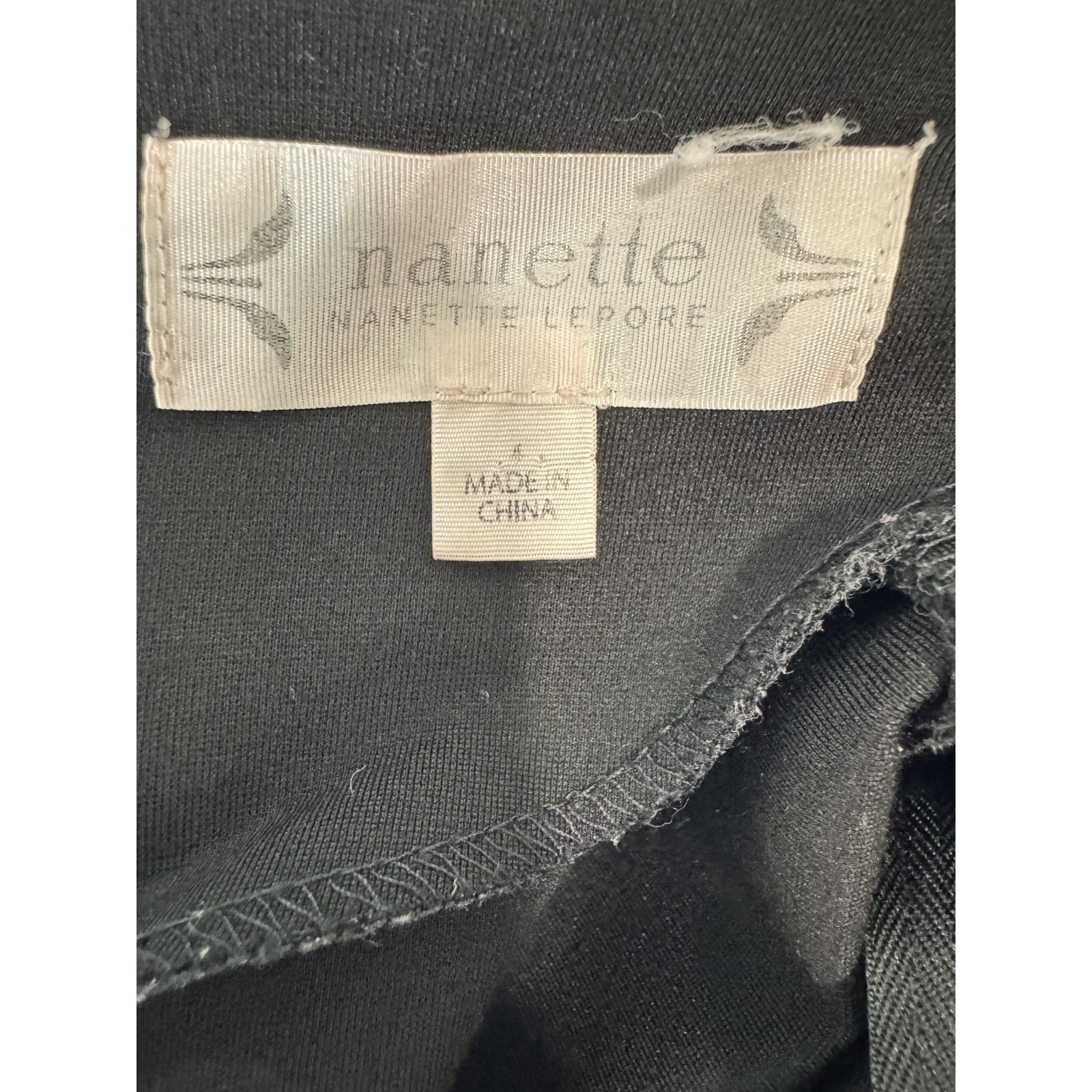 Nanette Lepore Witchy Nanette Lepore Bell Sleeve Black Dress Cocktail 4 Size S / US 4 / IT 40 - 7 Thumbnail