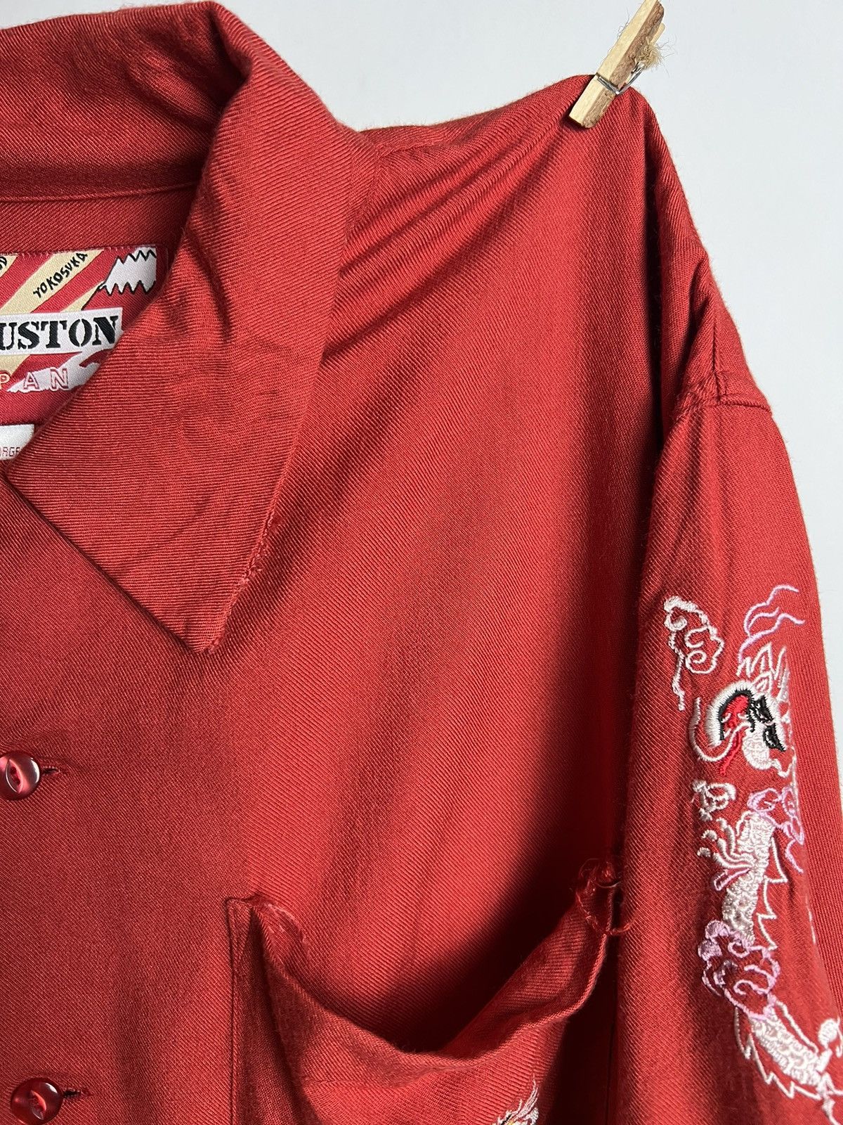 Toyo Enterprises × Vintage Vintage 1990s Houston Japan Lucky 7th Rayon Shirts Size US L / EU 52-54 / 3 - 6 Thumbnail