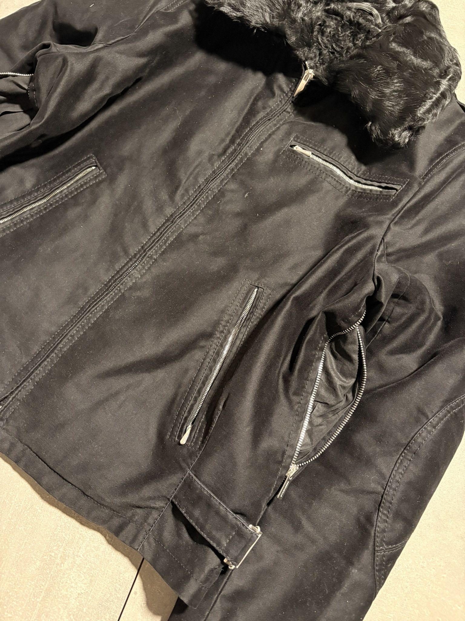 STRENESSE 2010 STRENESSE Fur Multizip Bomber Jacket Gabriele Strehle Size US M / EU 48-50 / 2 - 2 Thumbnail