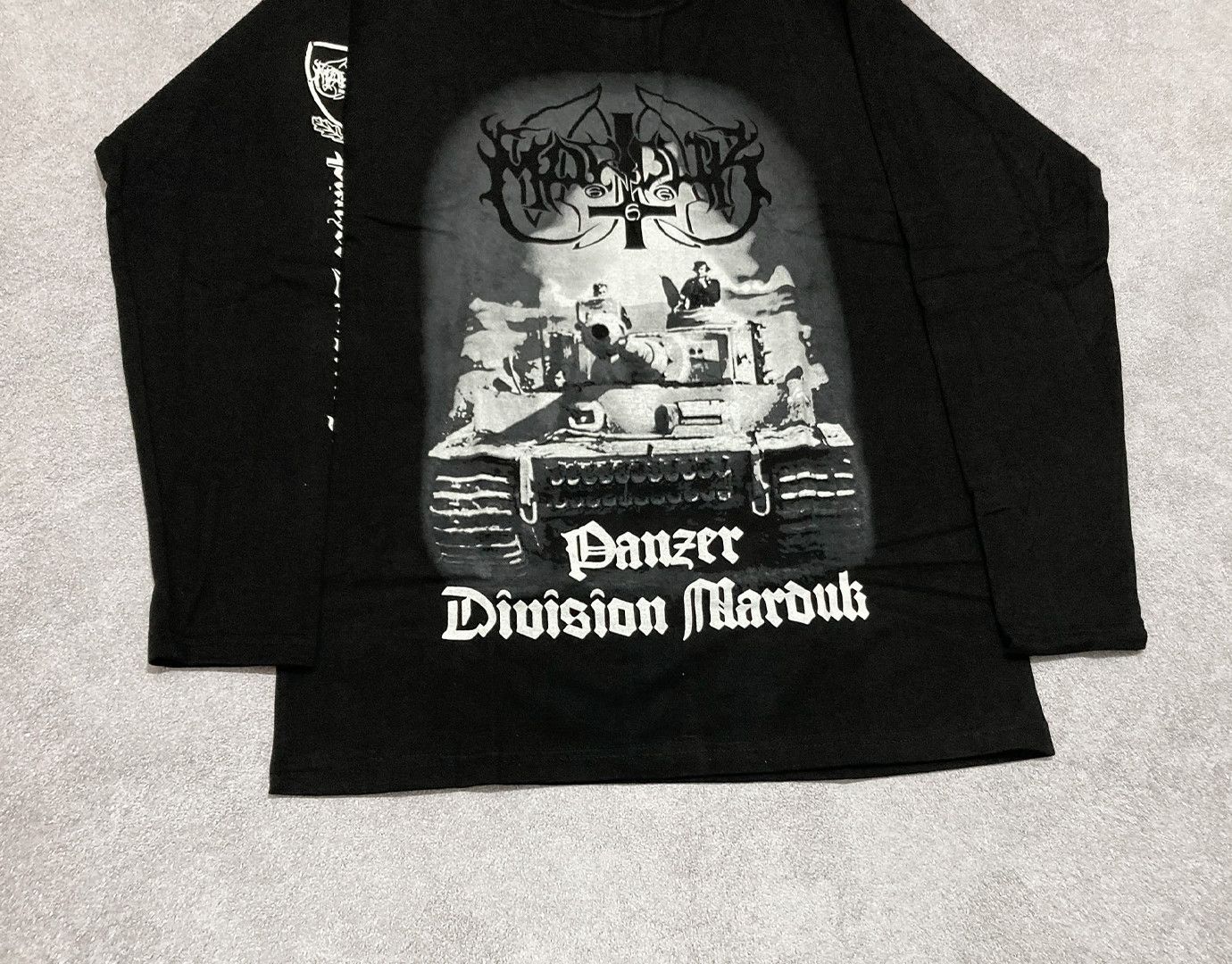 Band Tees Long Sleeve Marduk - Panzer Division Marduk - black metal Size US L / EU 52-54 / 3 - 3 Thumbnail