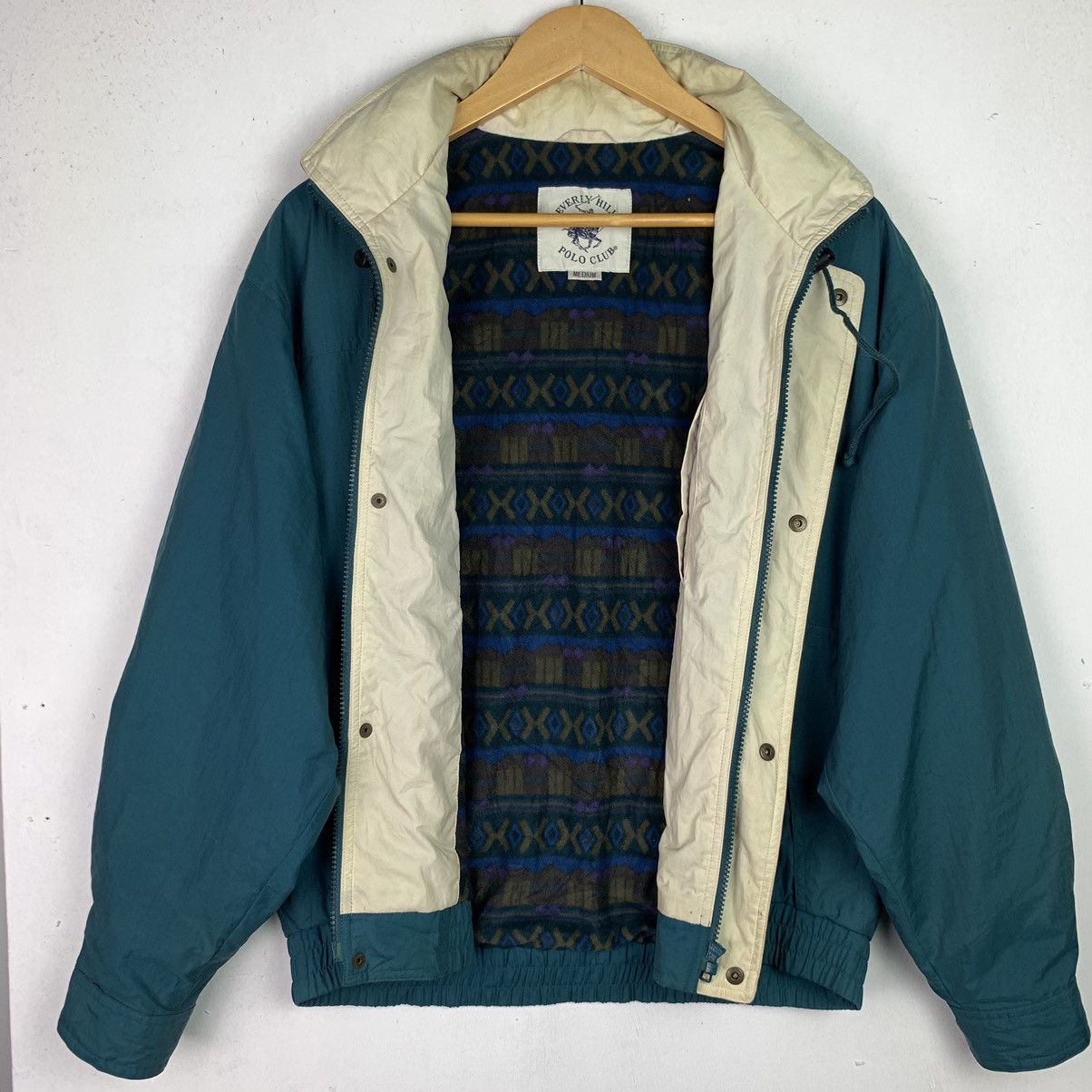 Beverly Hills Polo Club × Japanese Brand × Vintage Vtg Beverly Hills Polo Club MiniLogo Embroidery Light Jacket Size US M / EU 48-50 / 2 - 15 Thumbnail