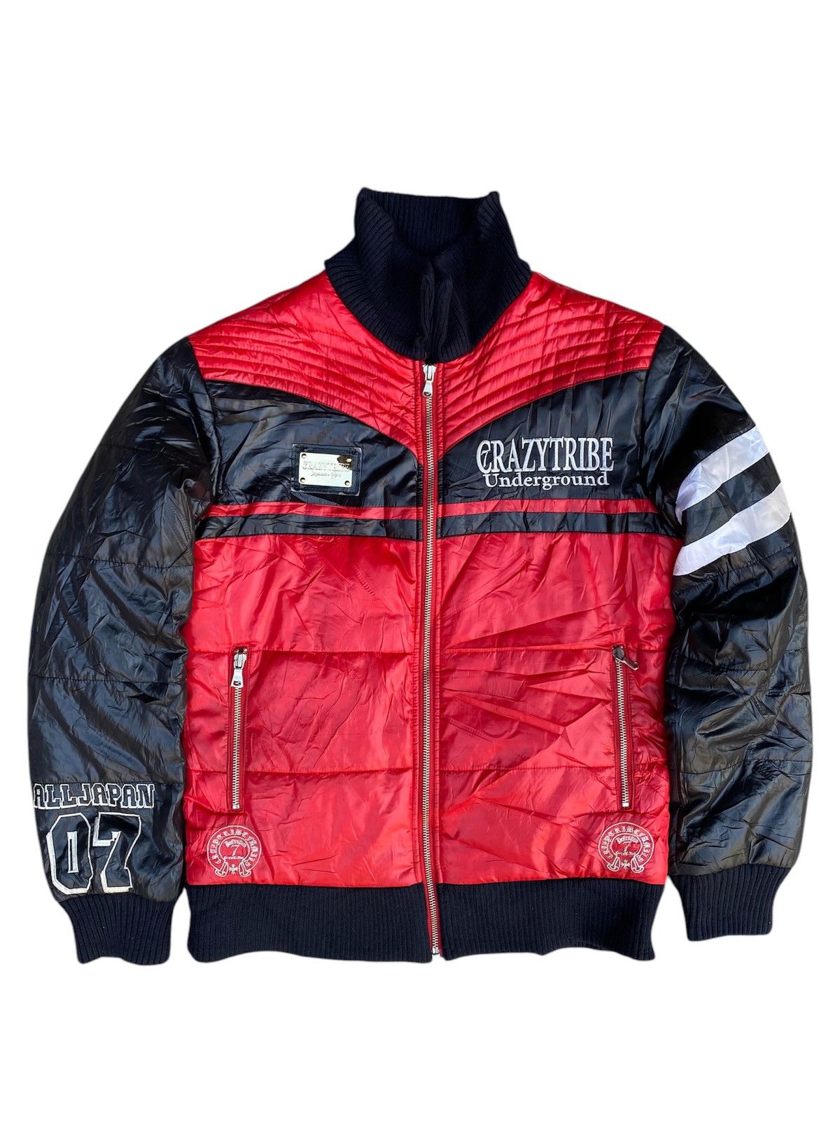 ホット商品 Fur & Patchwork Leather Mart Tornado Jacket Fur Rubbit