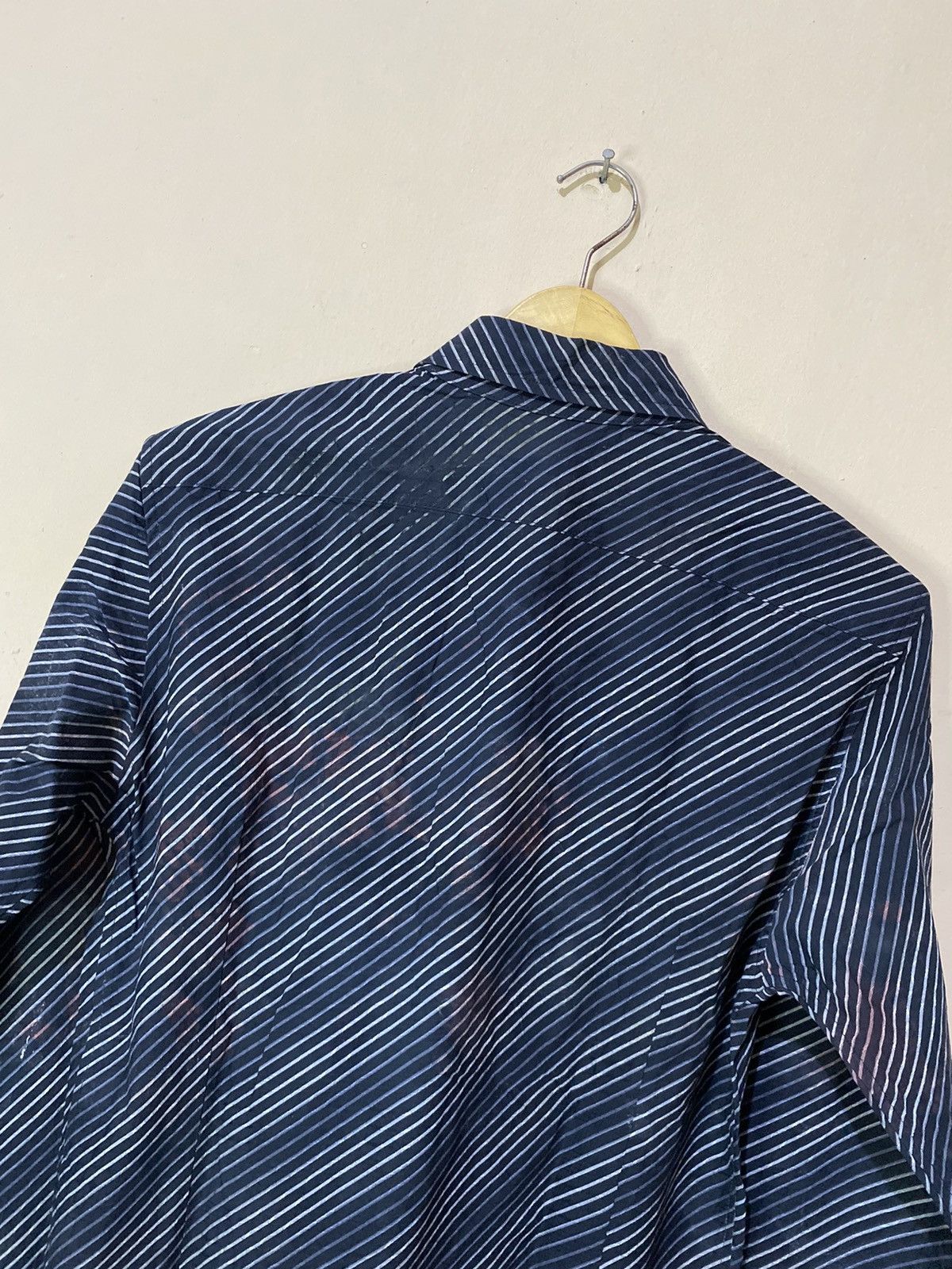 Le Grande Bleu (L.G.B.) Schlussel Japan Zig Zag Rainbow Button Shirt Size US M / EU 48-50 / 2 - 11 Thumbnail