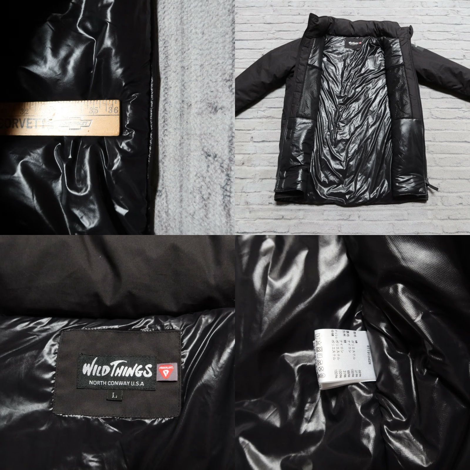 Wild Things Wild Things Jacket L Black Monster Parka Quilted Down Puffer New Puffy Sport Size US L / EU 52-54 / 3 - 8 Thumbnail