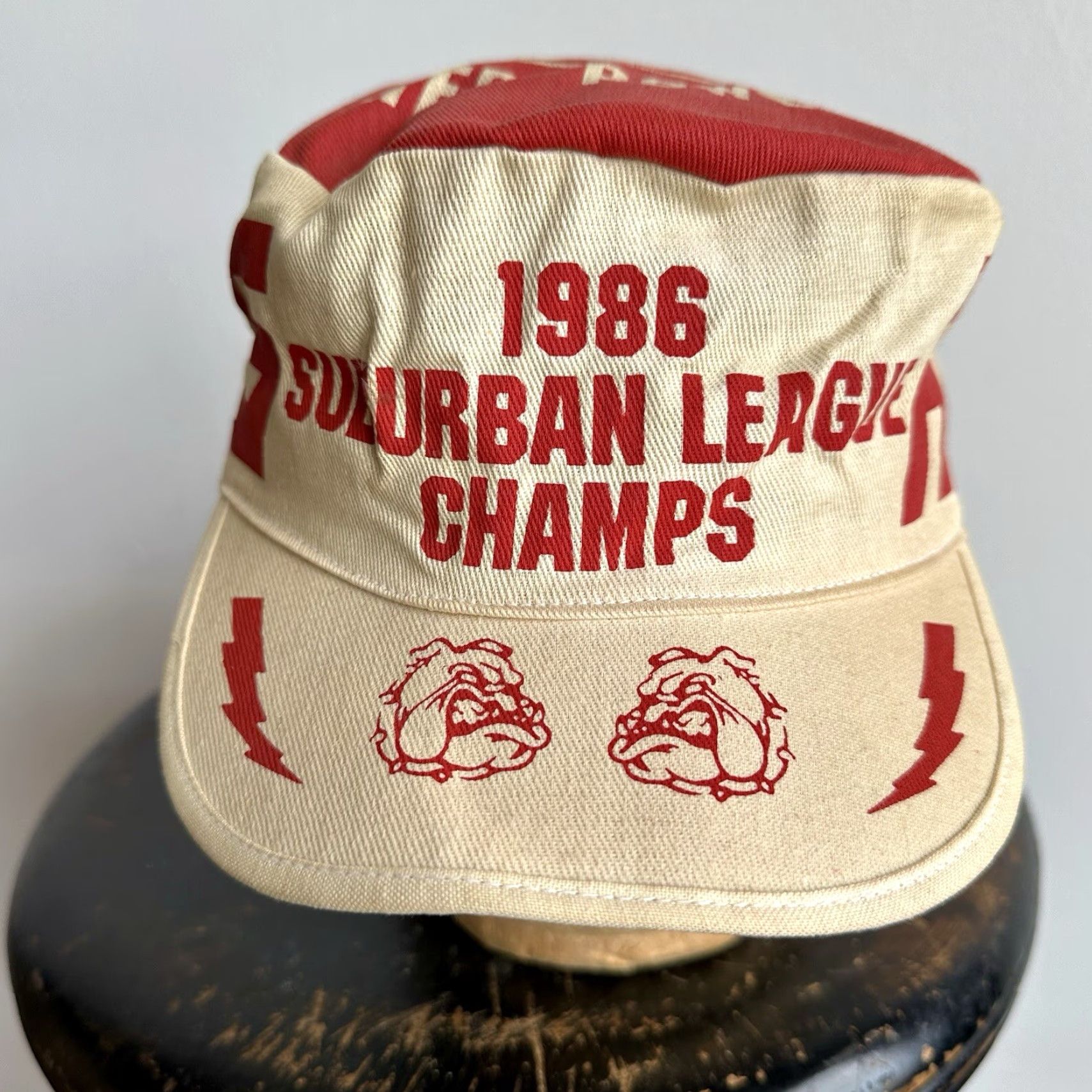 Vintage VINTAGE HaT Cap 1986 Artesia High School Bulldog Football hat Hat? Size ONE SIZE - 2 Thumbnail