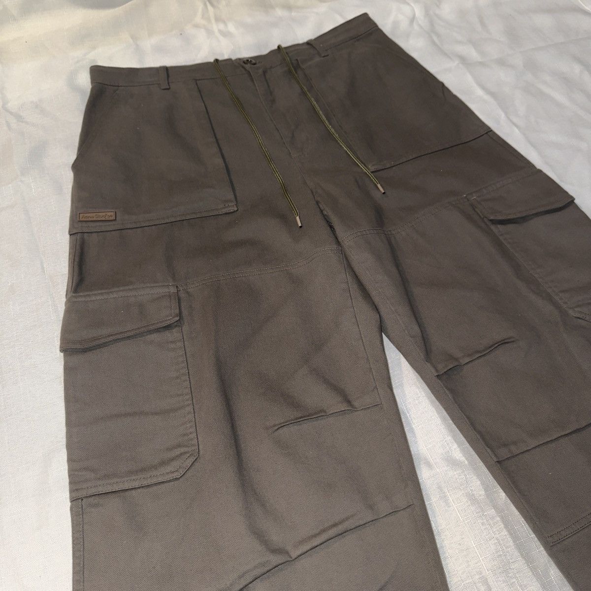 Acne Studios Acne Studios Twill Cargo Trouser - Khaki/Green 52 Size US 36 / EU 52 - 6 Thumbnail
