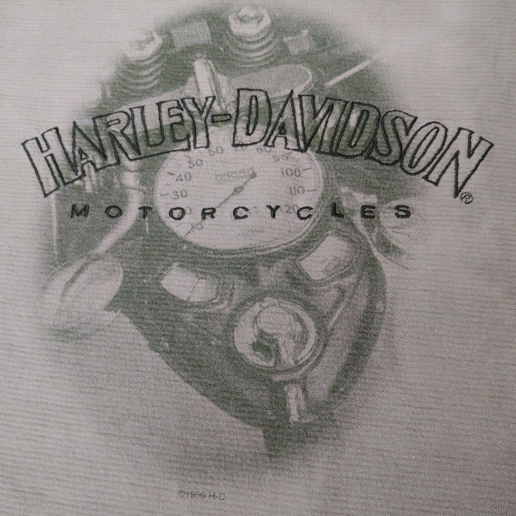 Harley Davidson VINTAGE Harley-Davidson Shirt L Men Tan 100% Cotton Ribbed Knit Baltimore Biker Graphic 1990s T-Shirt Short Sleeve Crew Neck Size US L / EU 52-54 / 3 - 2 Thumbnail
