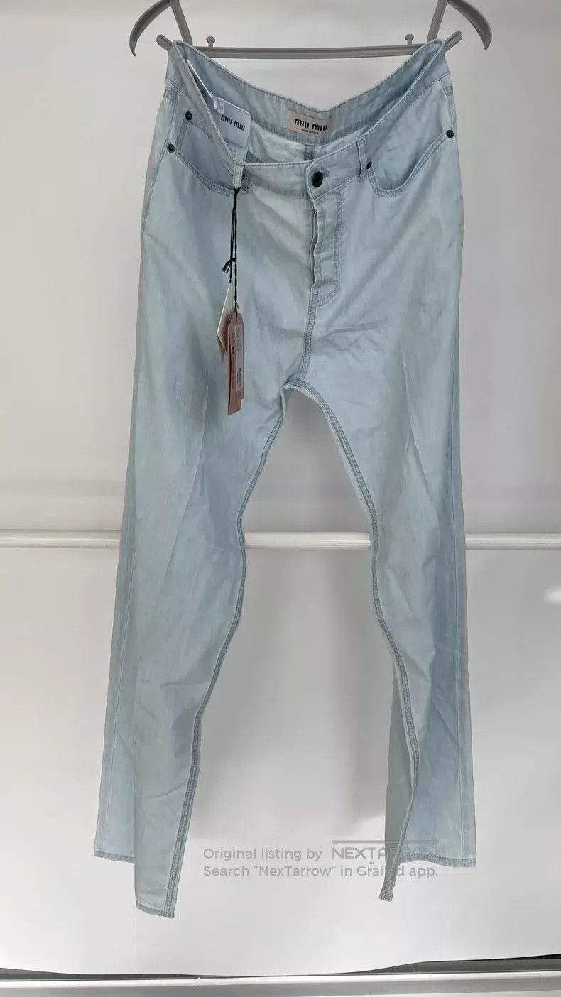 Miu Miu Miu Miu 38 Loose straight slacks Size 37" - 1 Thumbnail