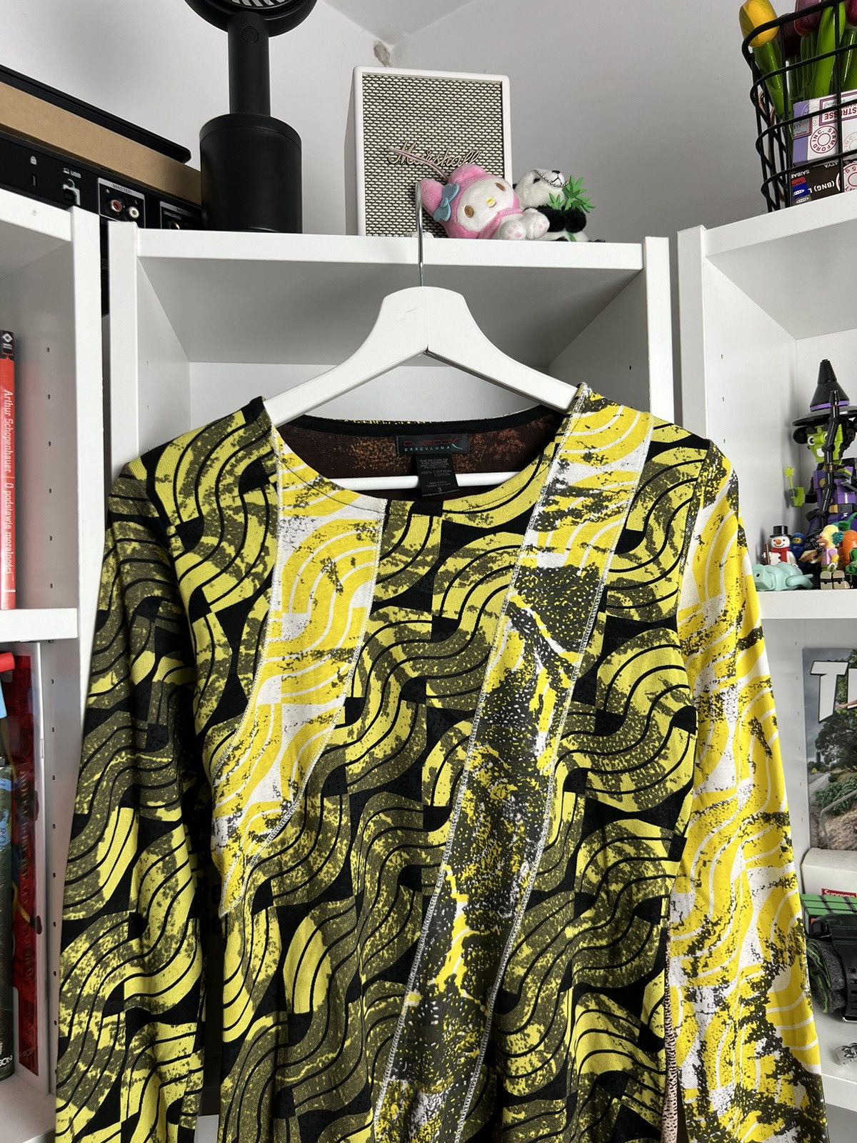Custo Barcelona × Designer Vintage Y2K Custo Barcelona printed longsleeve M archive 00s Size M / US 6-8 / IT 42-44 - 4 Thumbnail