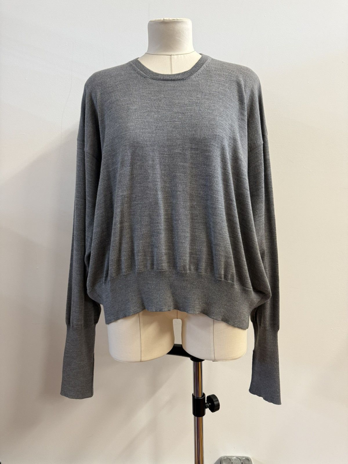 Yves Saint Laurent Vintage YSL Virgin Wool Crewneck Sweater-Oversized Dolman Size M / US 6-8 / IT 42-44 - 11 Thumbnail