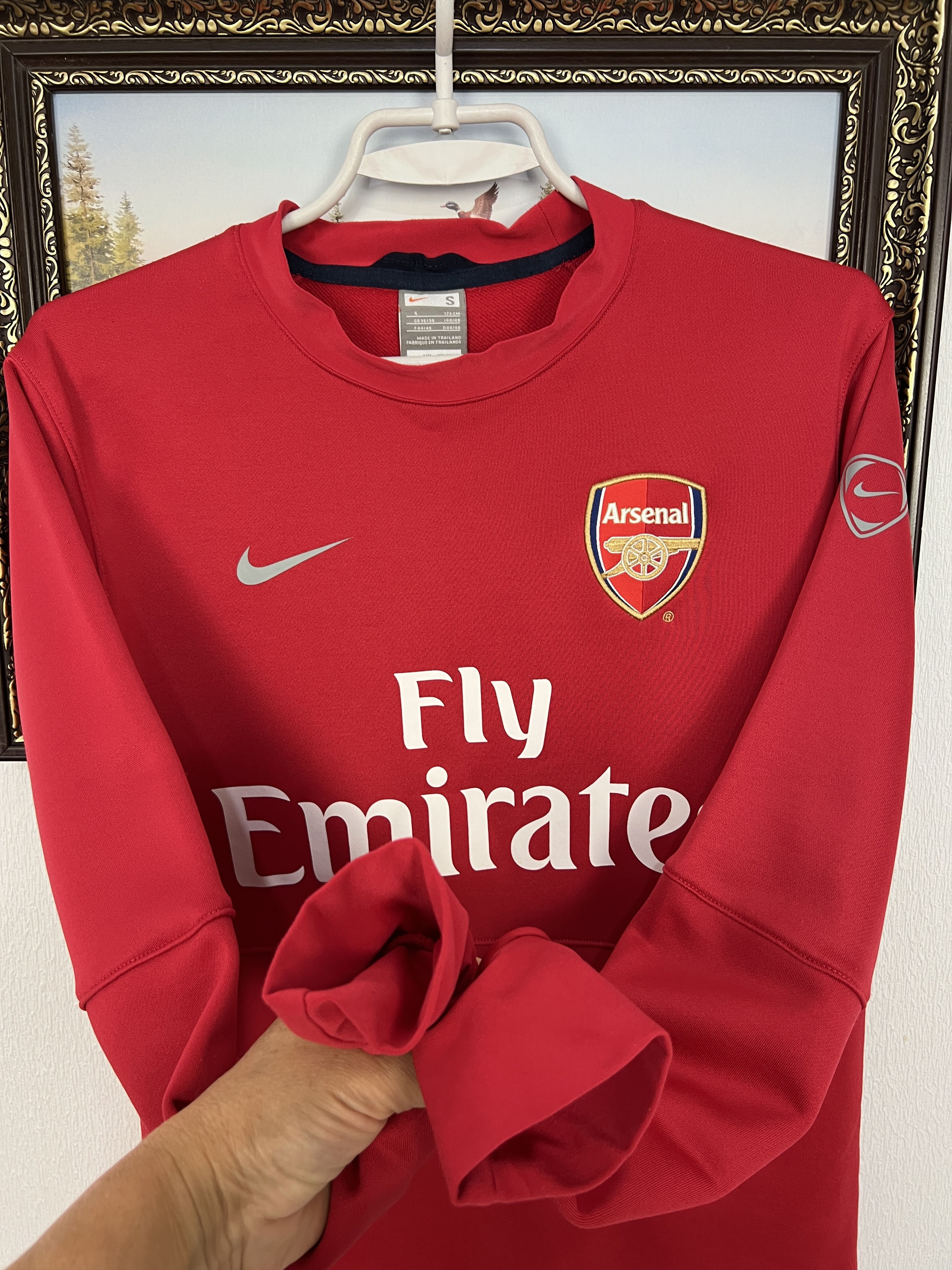 Nike Vintage Nike Arsenal Football Train Sweatshirt Soccer Red Size US S / EU 44-46 / 1 - 5 Thumbnail
