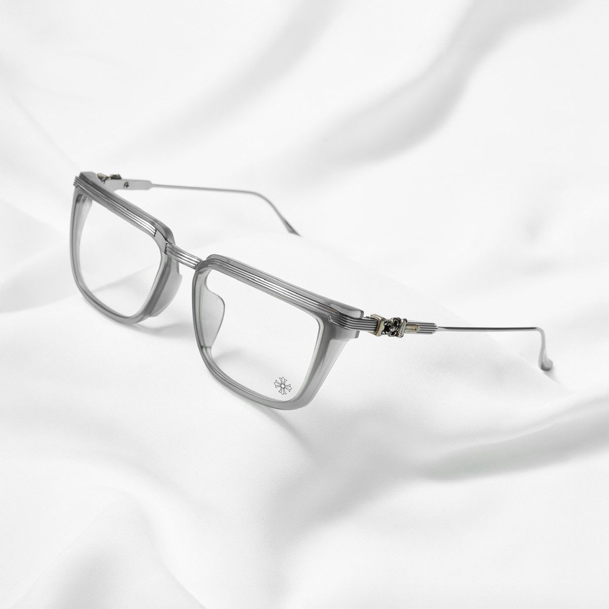Chrome Hearts CHROME HEARTS TRYDIXAGAIN MATTE GRAY GLASSES Size ONE SIZE - 1 Thumbnail