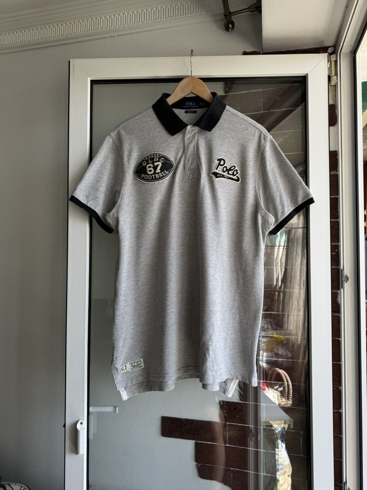 Polo Ralph Lauren Polo Ralph Laurent Cotton Regby RLPC 67 Football Tee Size US XL / EU 56 / 4 - 1 Thumbnail