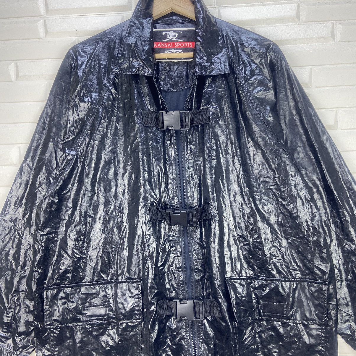 Japanese Brand × Kansai Yamamoto × Vintage Vintage Kansai Sports Buckle Light Jacket Size US L / EU 52-54 / 3 - 12 Thumbnail