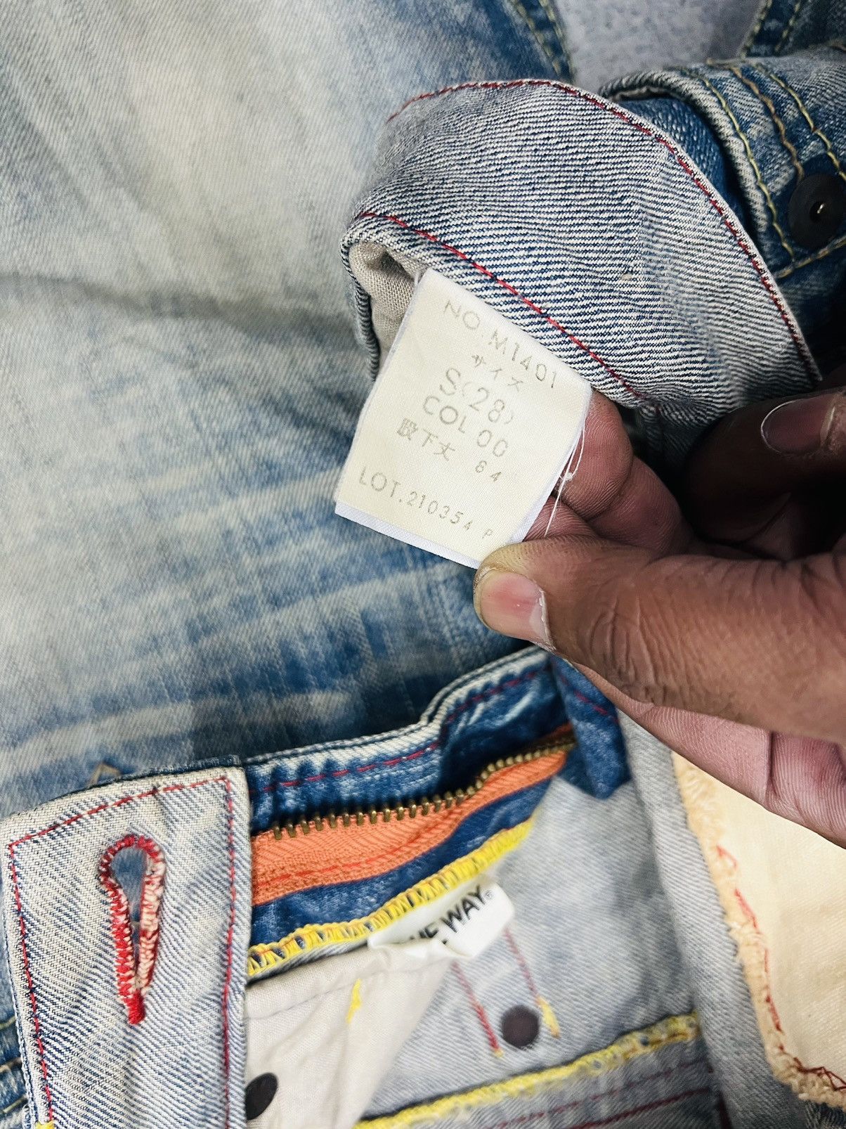 14th Addiction × Beauty Beast × Japan Blue Vintage Blue Way Rusty Flare Denim Size US 30 / EU 46 - 13 Thumbnail
