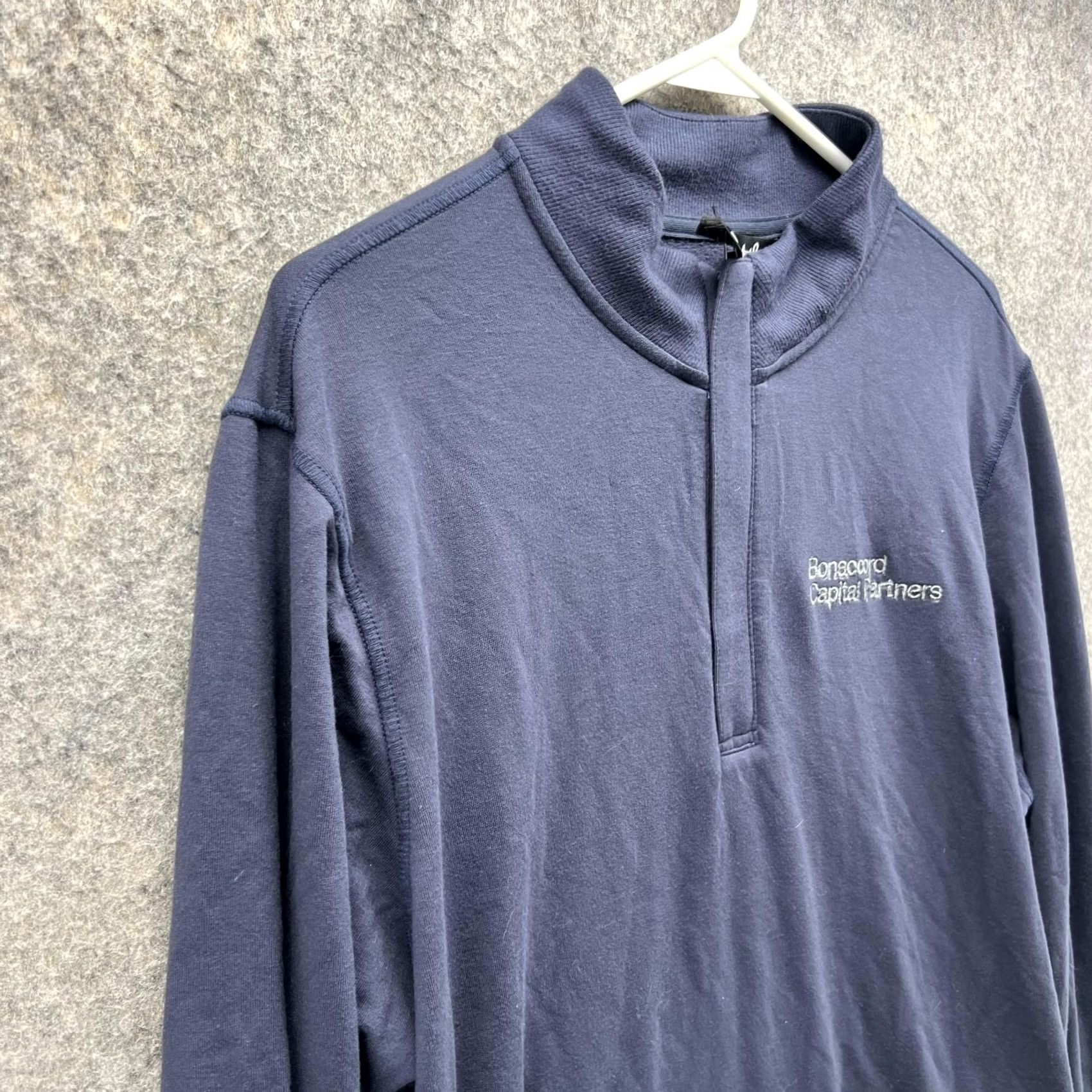 TravisMathew VINTAGE Travis Mathew Sweater Men Medium Blue Zip Sweatshirt bonaccord capital partners Size US M / EU 48-50 / 2 - 3 Thumbnail