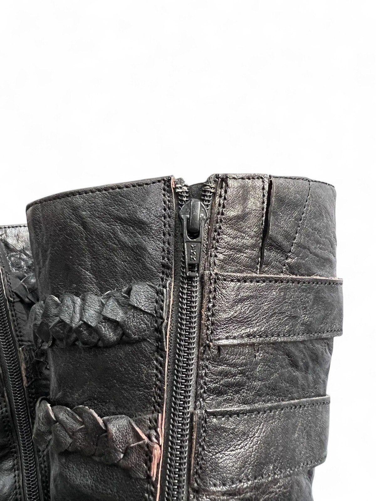 Hedi Slimane Rare boxing 14th addiction style leather moto boots hype Size US 8 / EU 41 - 12 Thumbnail